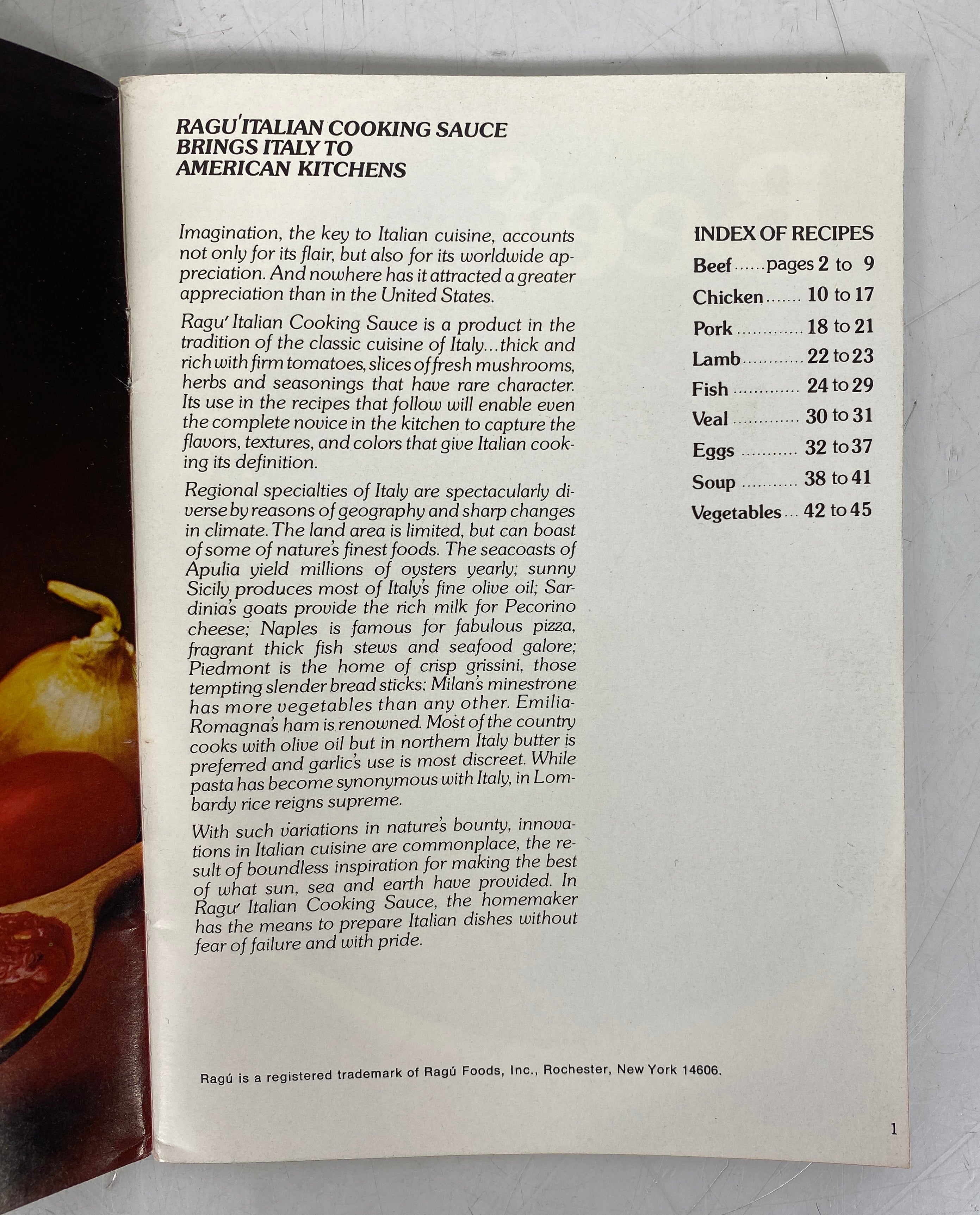 Lot of 2: Ragu More to Italian Cooking/Hunt's New Tomato Cookery Vintage SC
