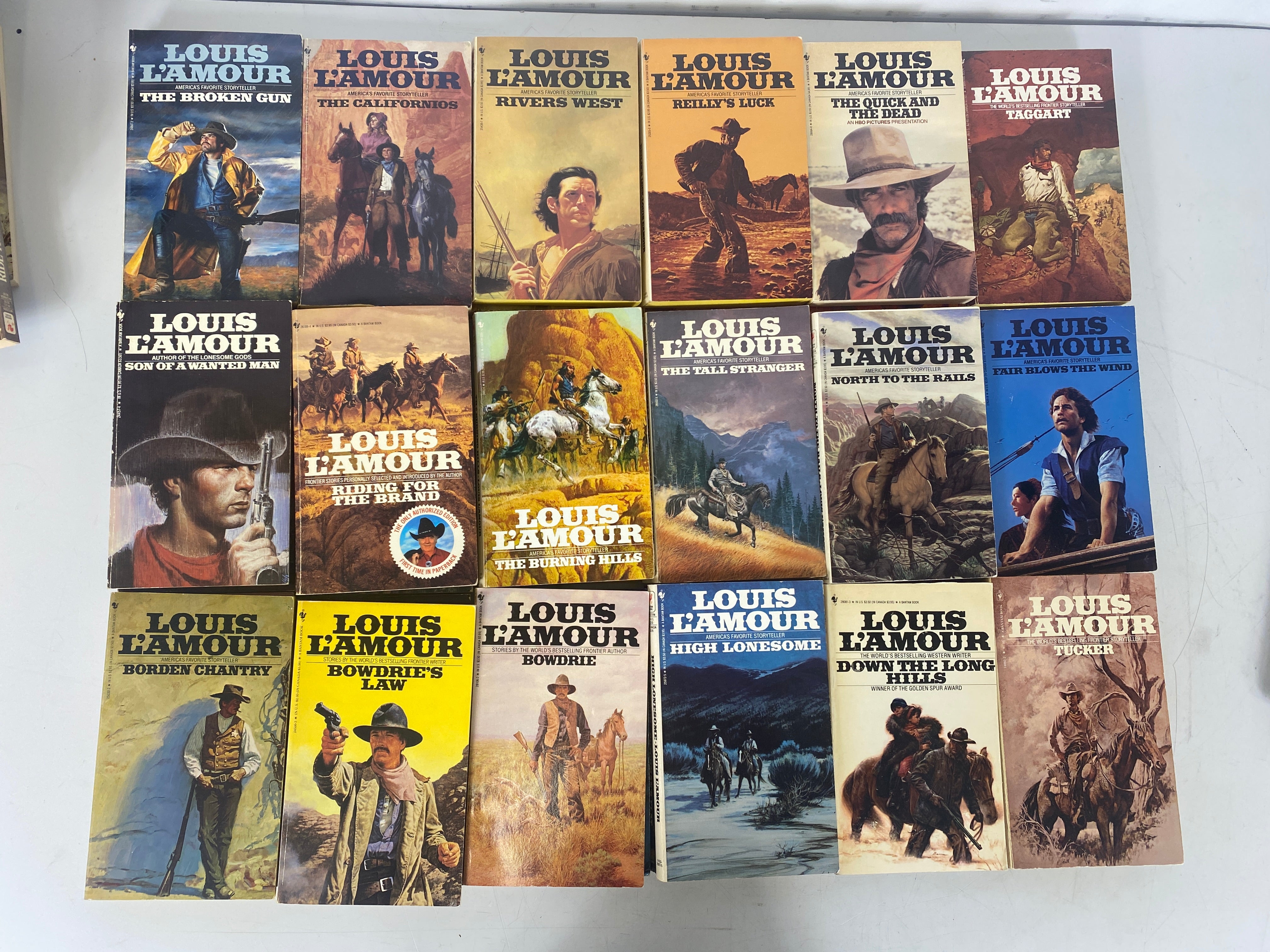 Lot of 90+ Western Louis L'Amour Novels SC Books