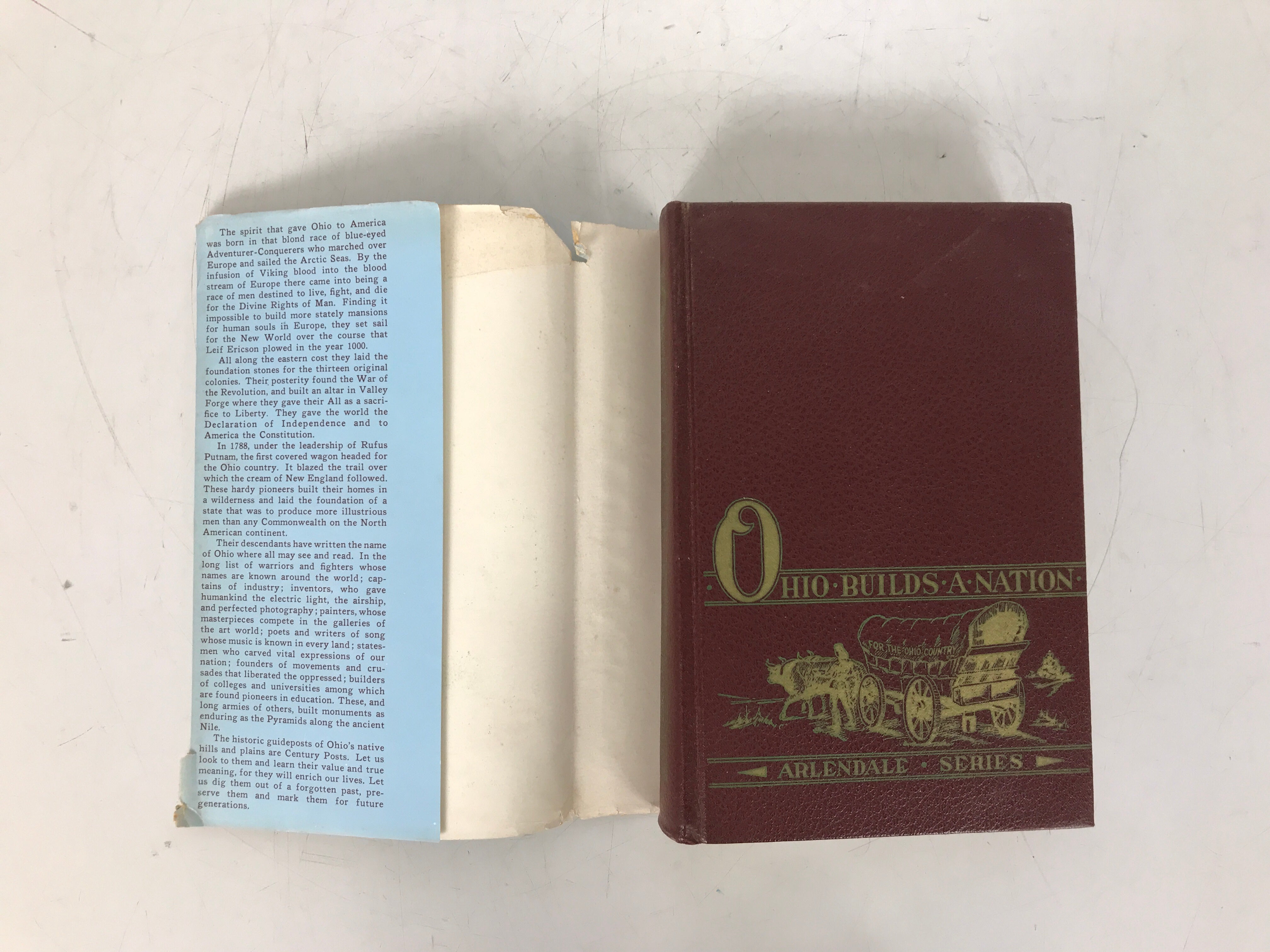 Ohio Builds a Nation Samuel Harden Stille 1962 5th Ed HC DJ