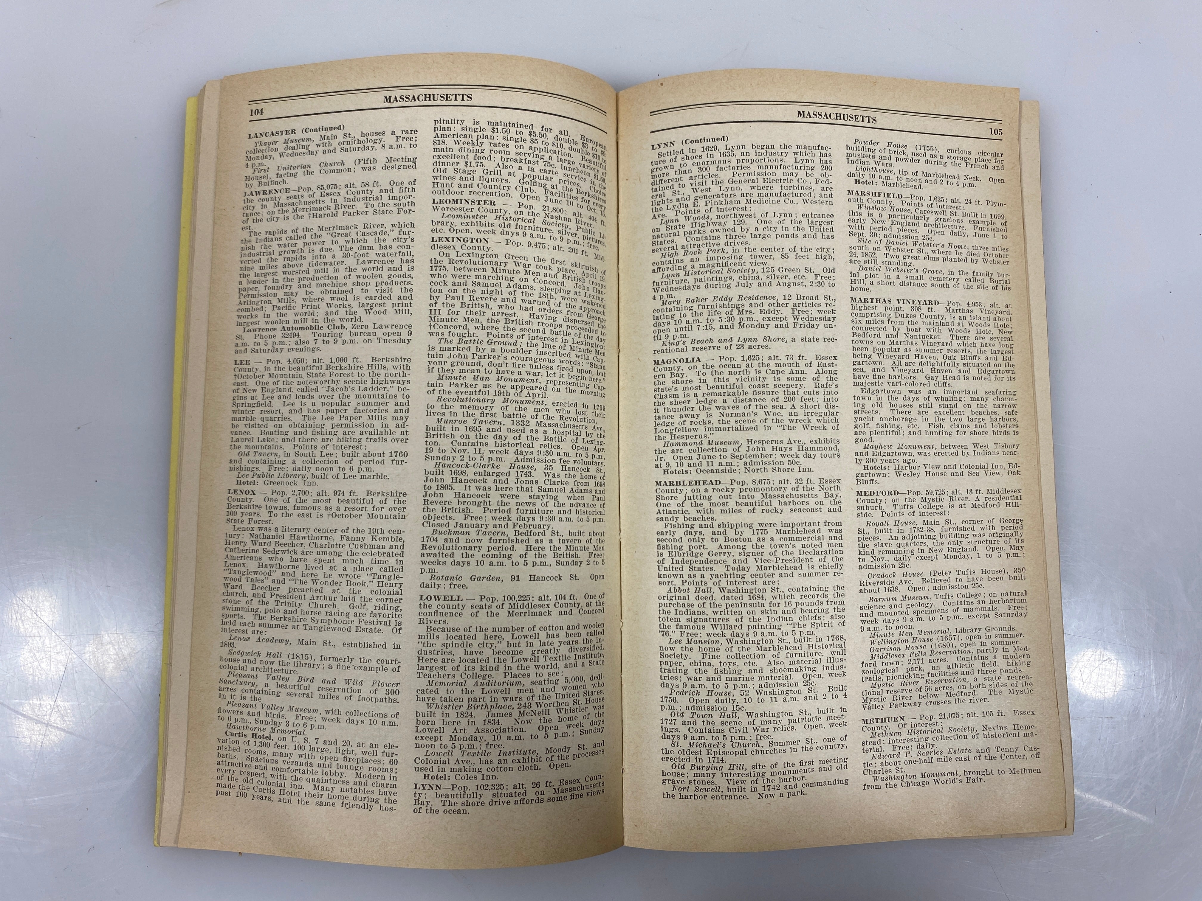 Northeastern Tour Book AAA SC