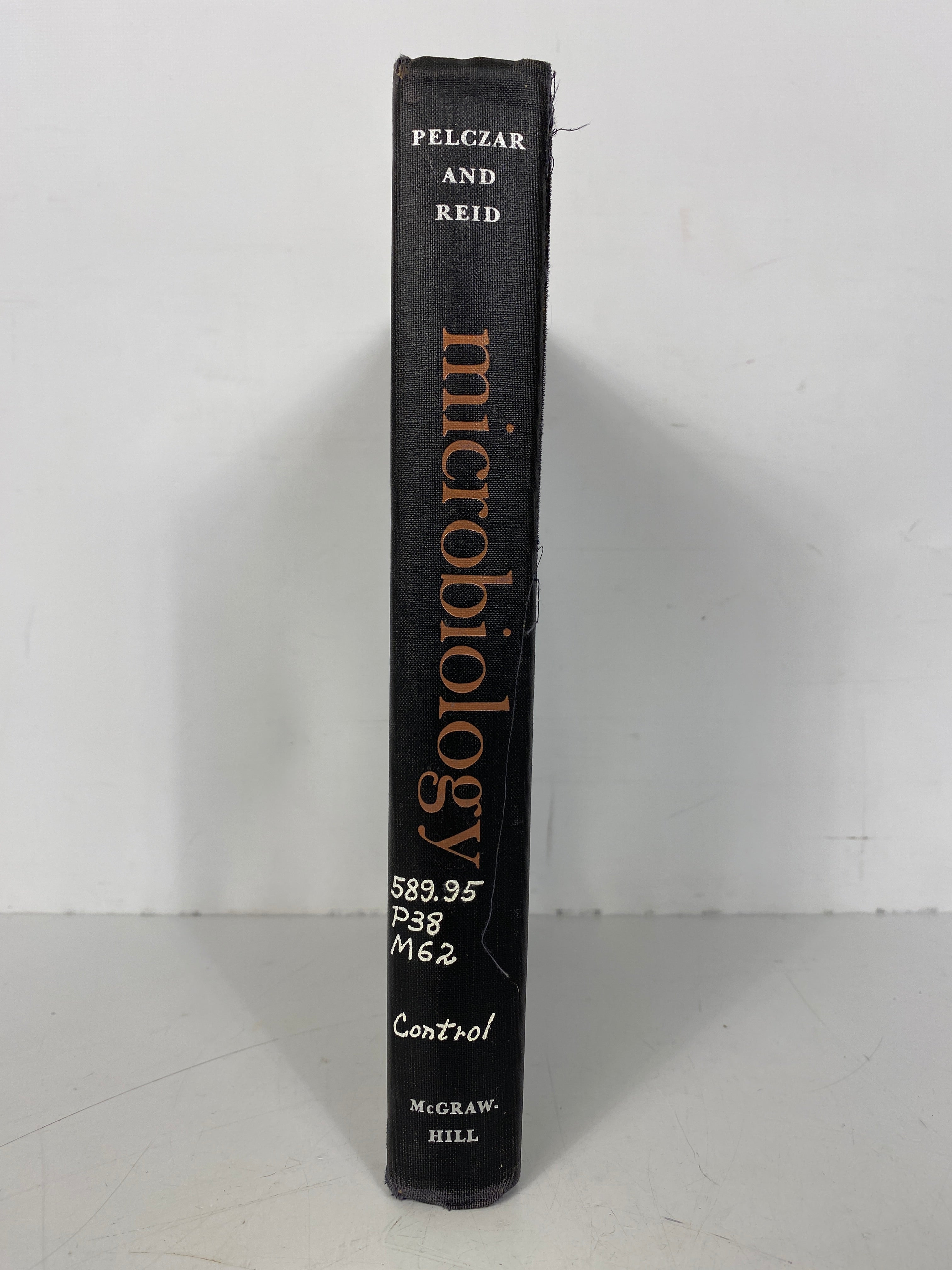 Microbiology by Pelczar/Reid 1958 Signed & Inscribed Ex-Library HC