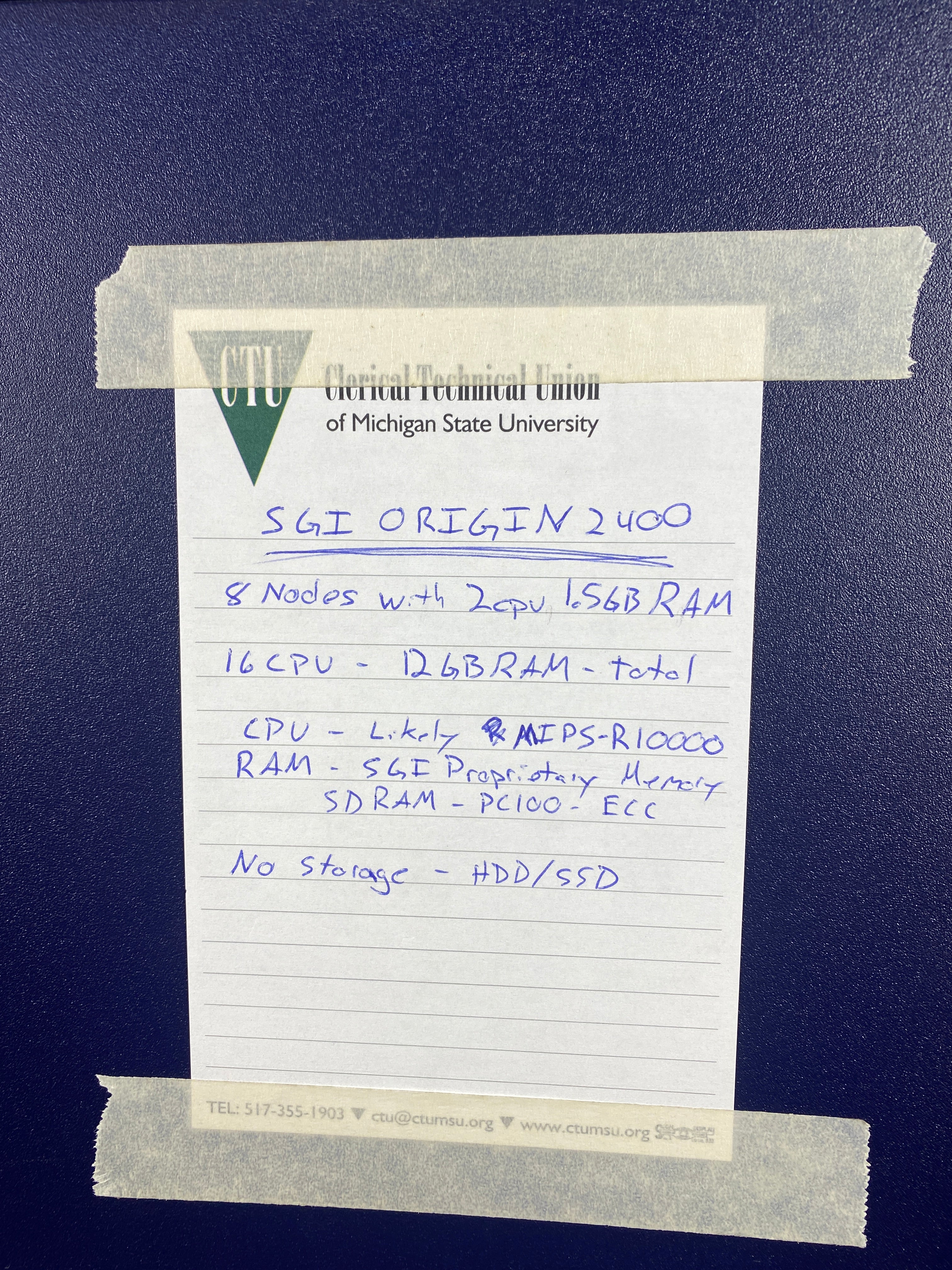 Silicon Graphics SGI Origin 2400 Vintage Server Supercomputer
