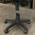 Red Upholstered Rolling Stool/Chair