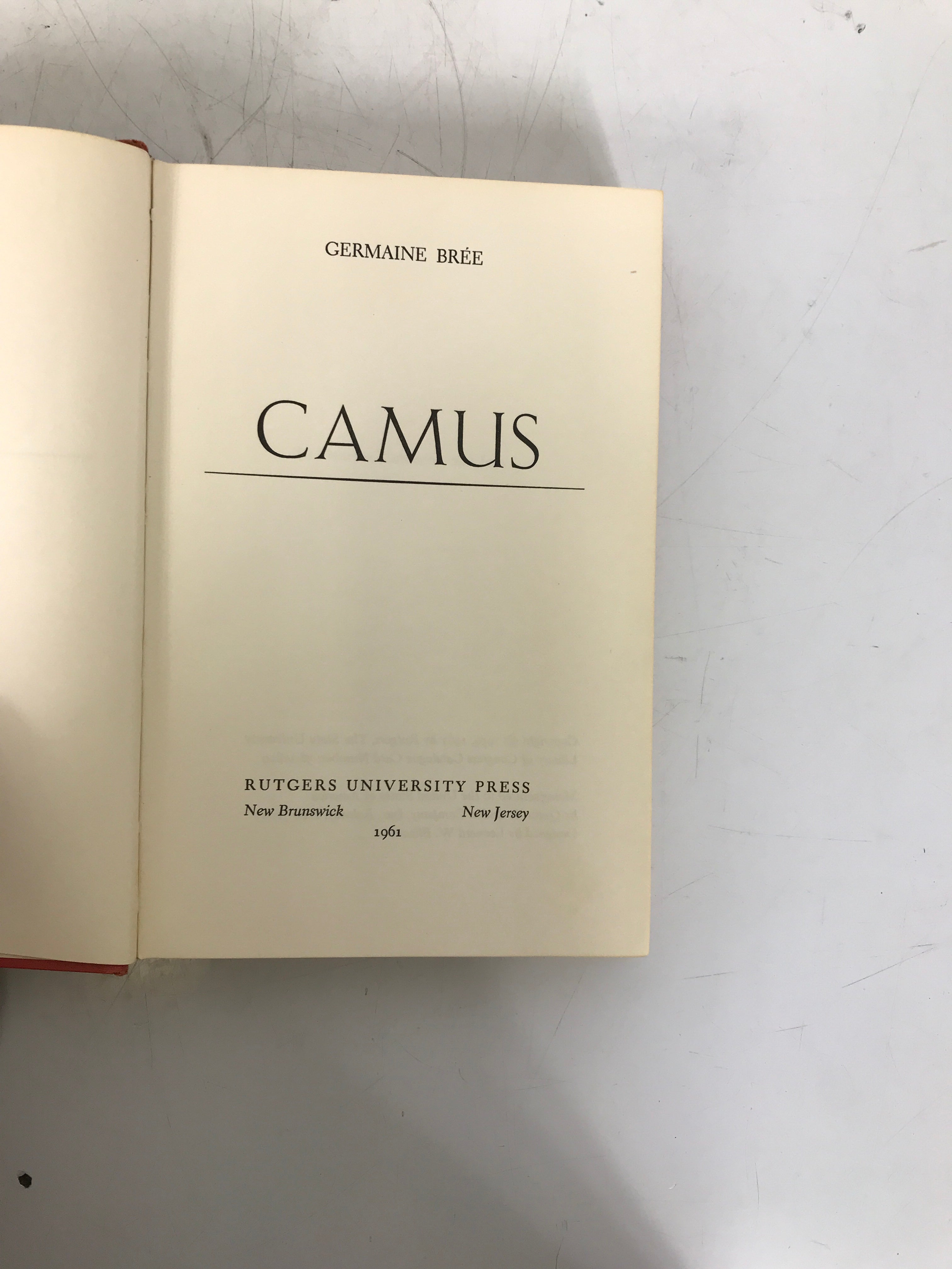 Lot of 2: Camus/After the Stranger Bree/Carruth 1961-1965 HCDJ 1st Print