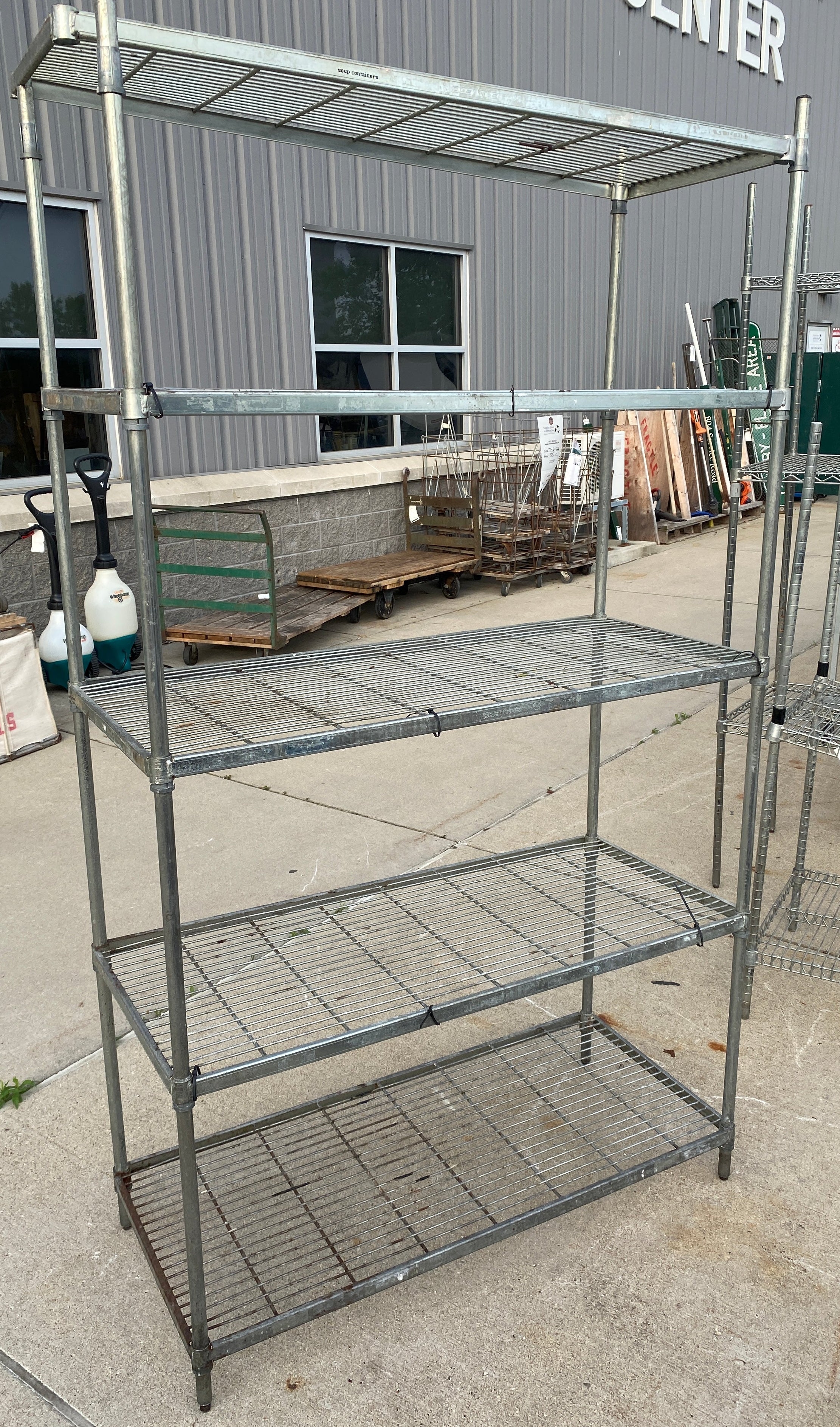 PostMaster Silver 5 Tier Shelf