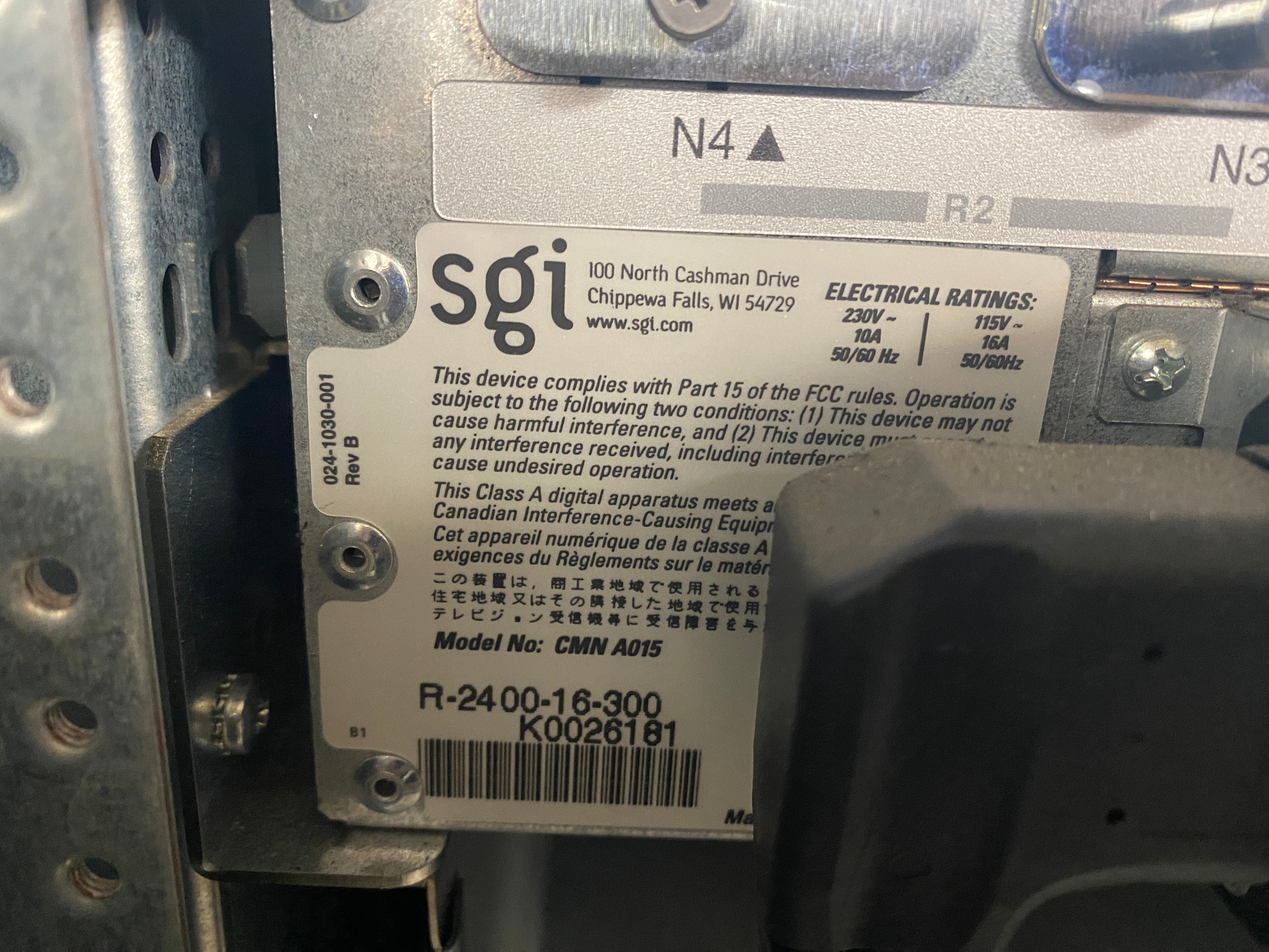 Silicon Graphics SGI Origin 2400 Vintage Server Supercomputer