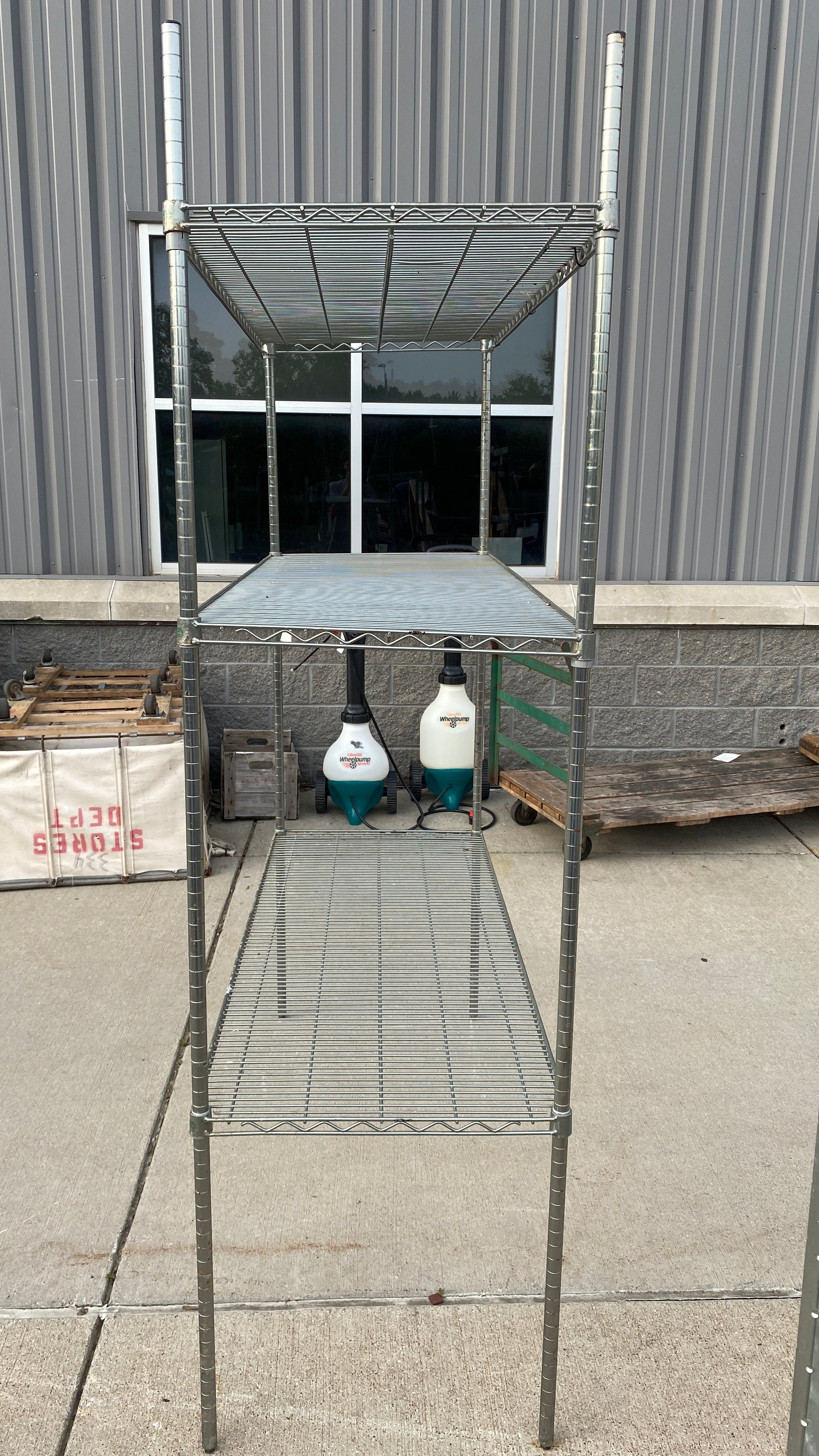 Silver 3 Tier Shelf/Rack