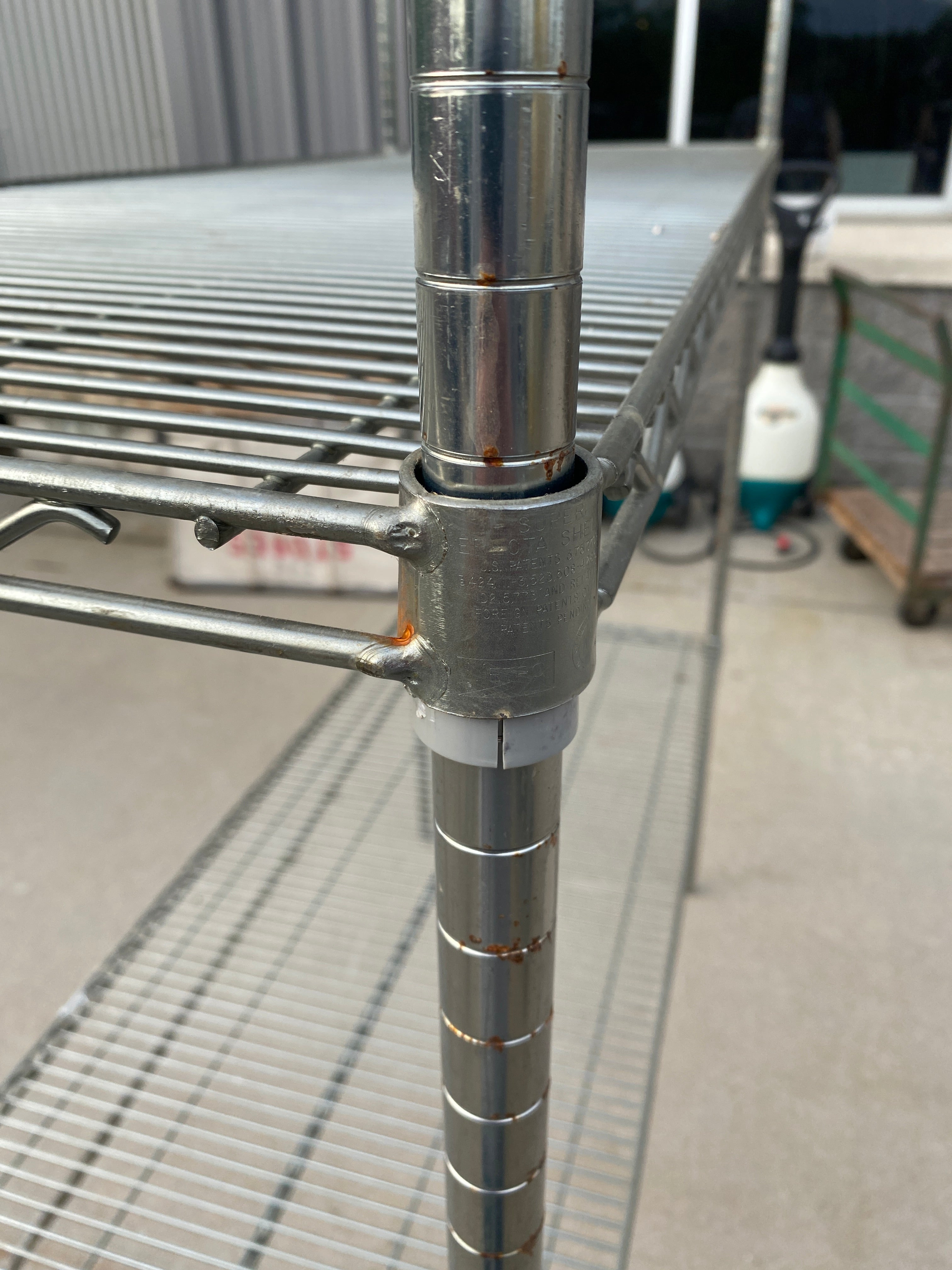 Silver 3 Tier Shelf/Rack