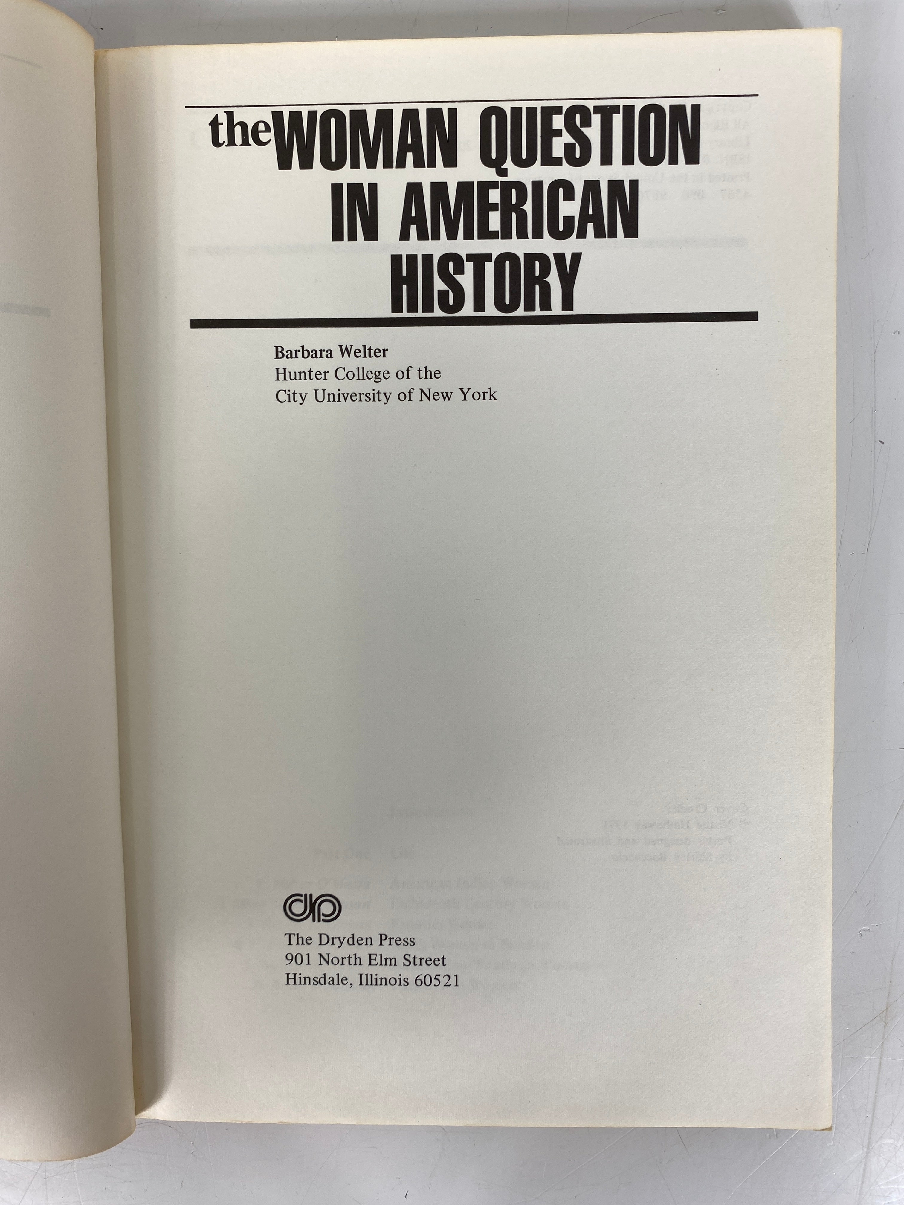 3 Vols: The Woman Question/Art & Sexual Politics/Our American Sisters 1973 SC