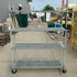 Grey Plastic 4 Tier Wheeled Shelf/Rack