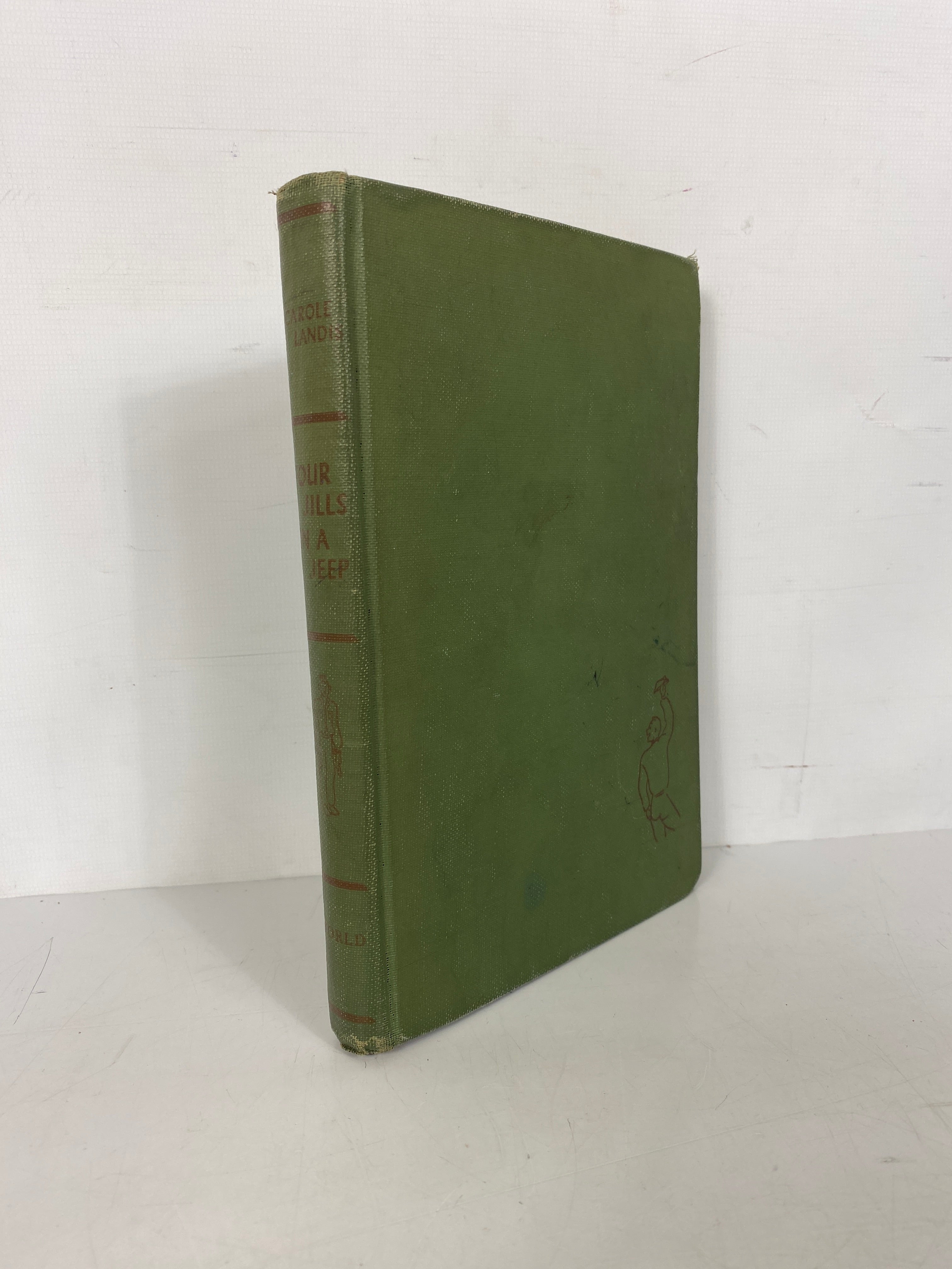 Four Jills in a Jeep by Carole Landis 1945 3rd Printing Vintage HC