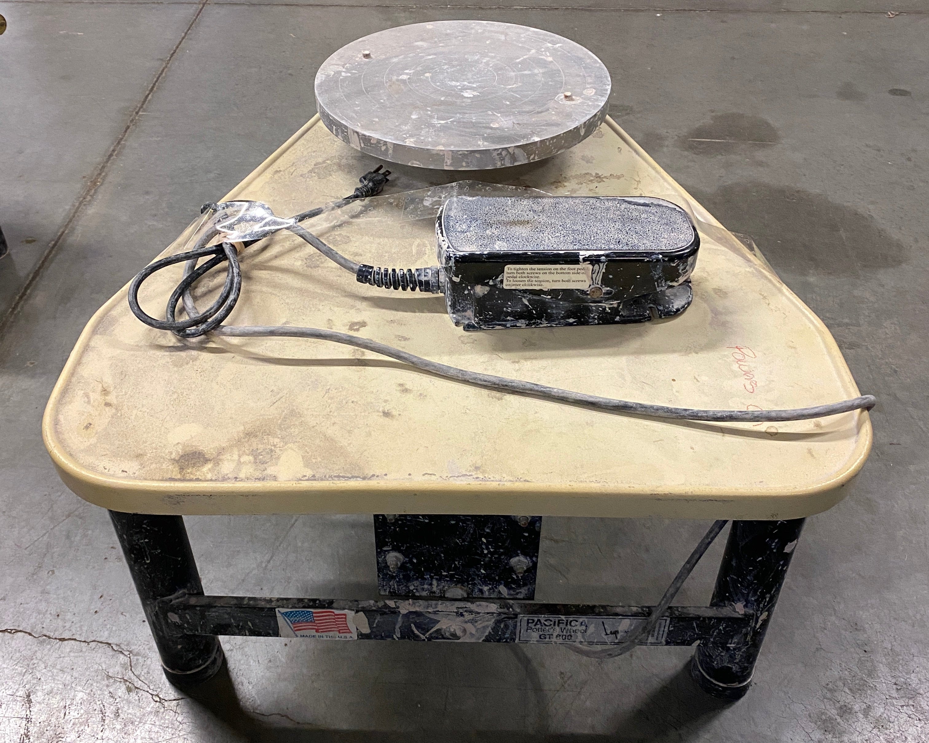 Pacifica #GT800 Motorized Potters Wheel Kit *For Parts Only*