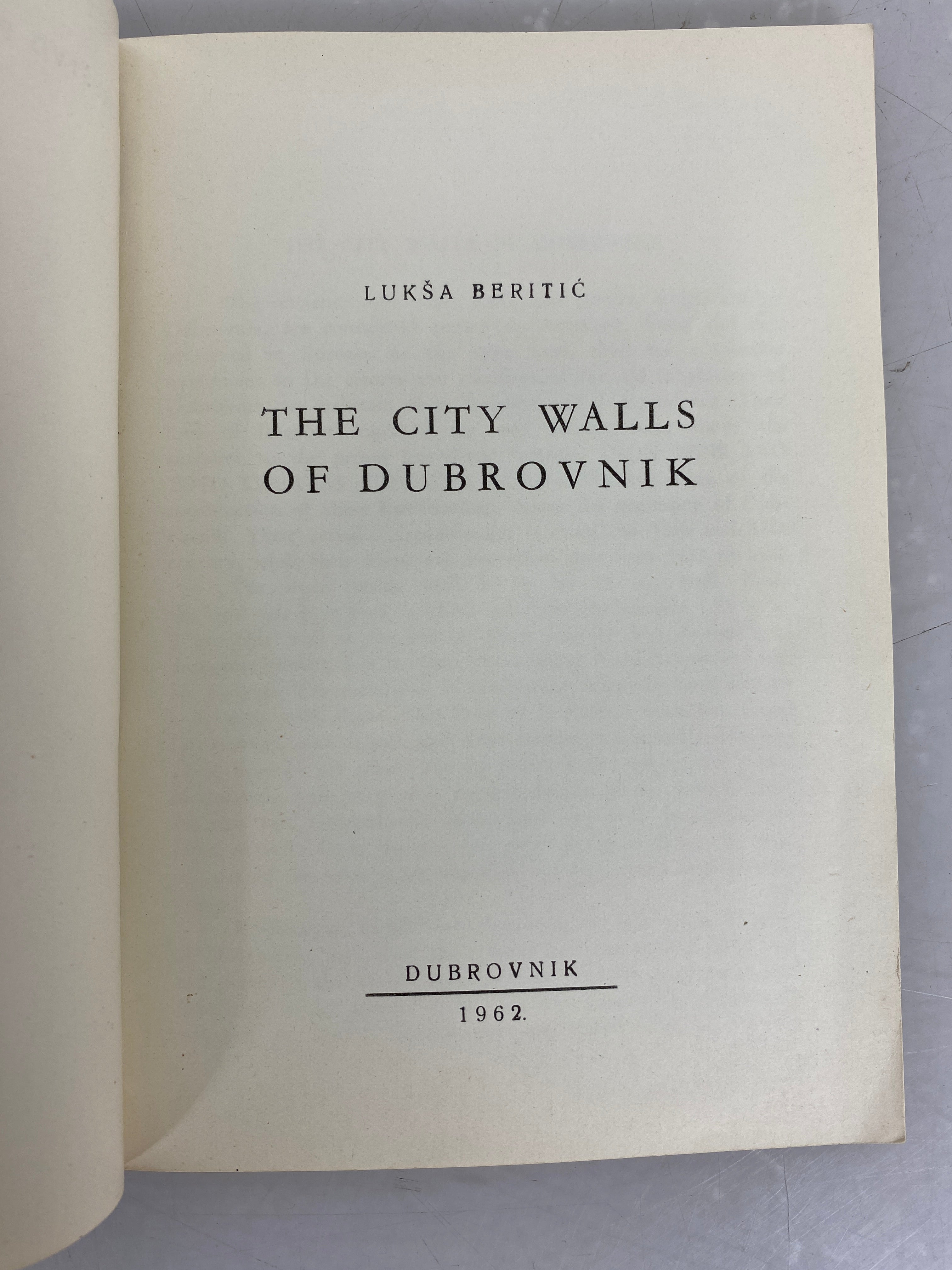The City Walls of Dubrovnik by Luksa Beritic 1962 SC