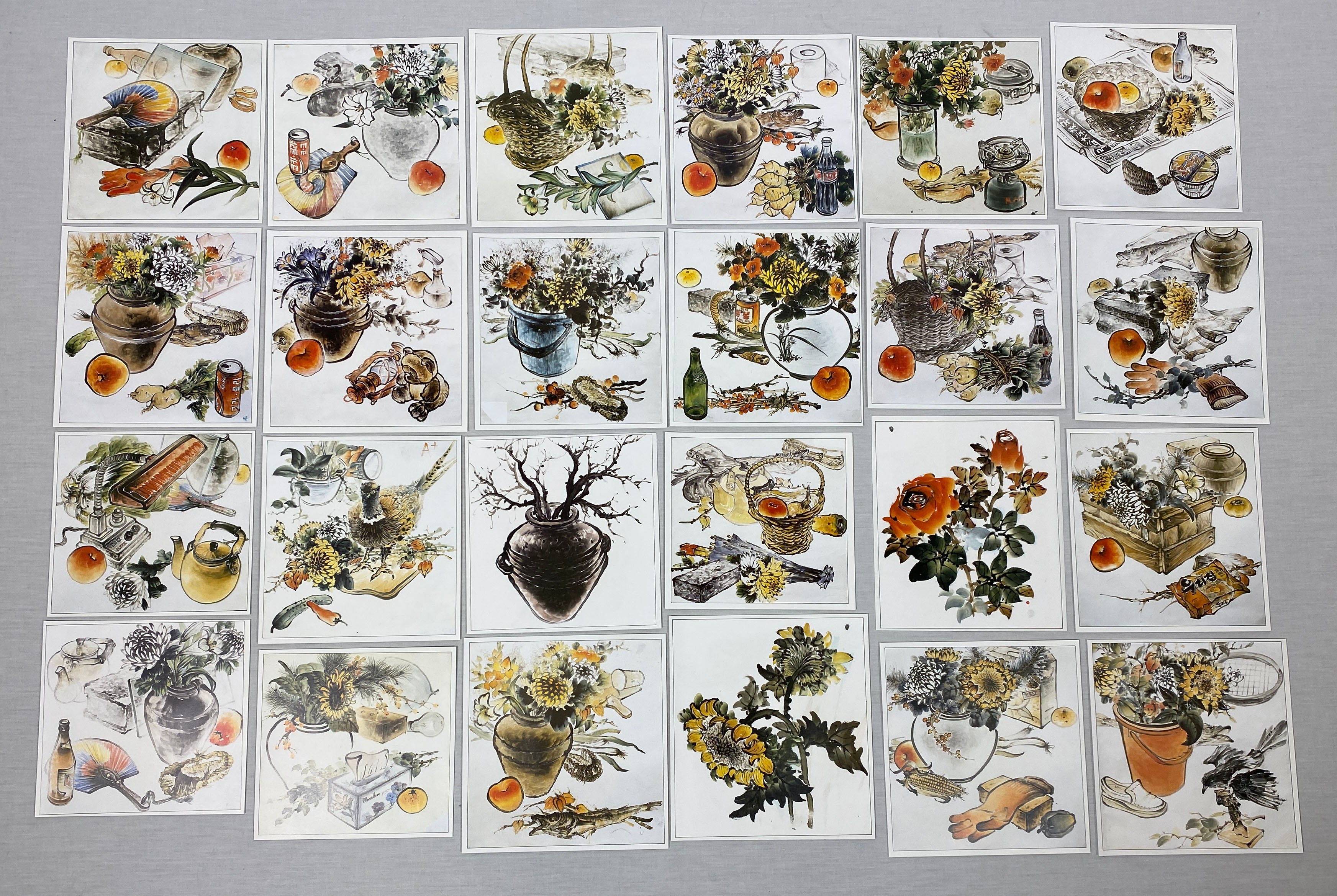 Oriental Painting Watercolors by Jaewon