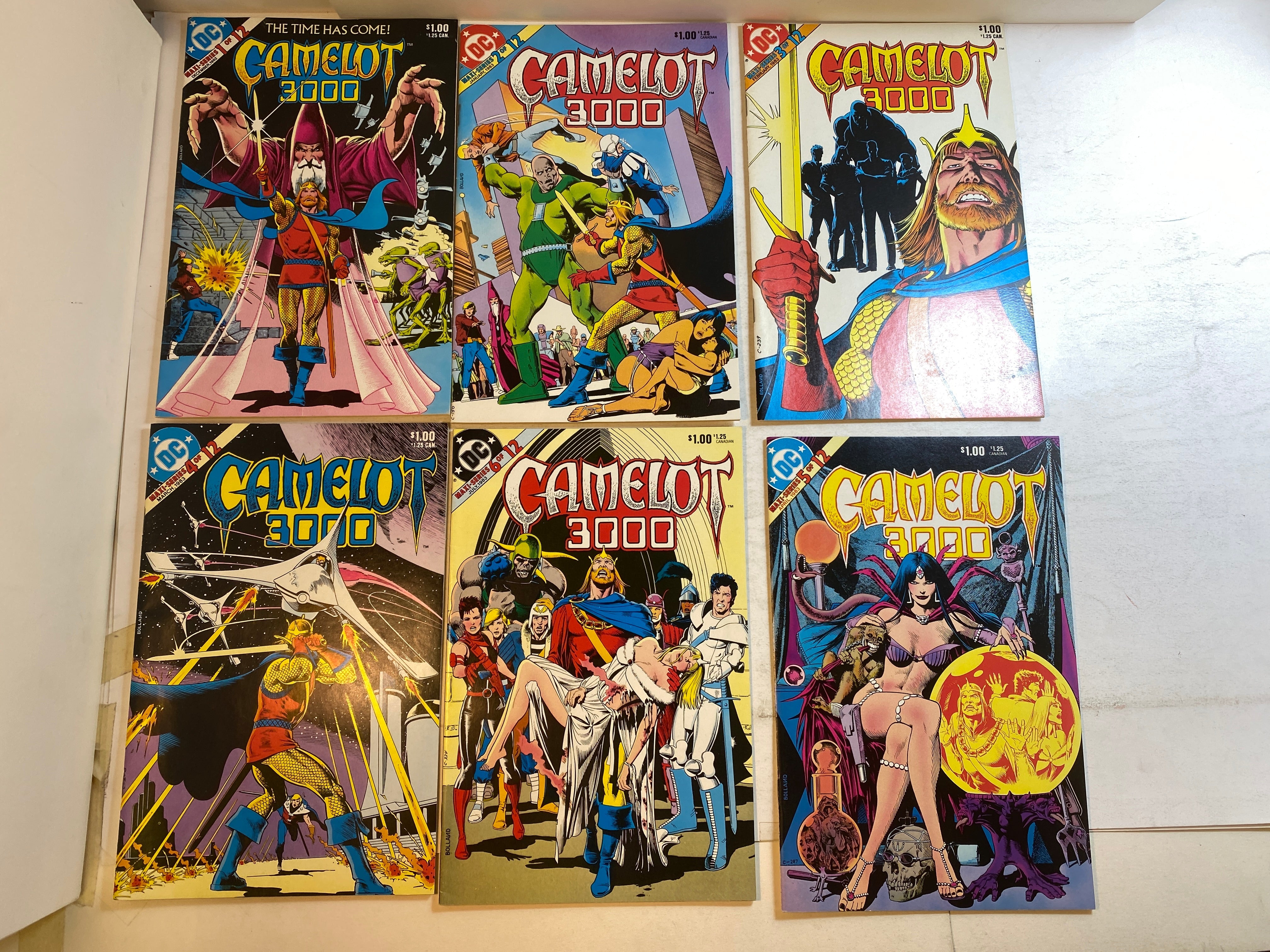 Lot of 10 Camelot 3000 Comics DC 1983-1985