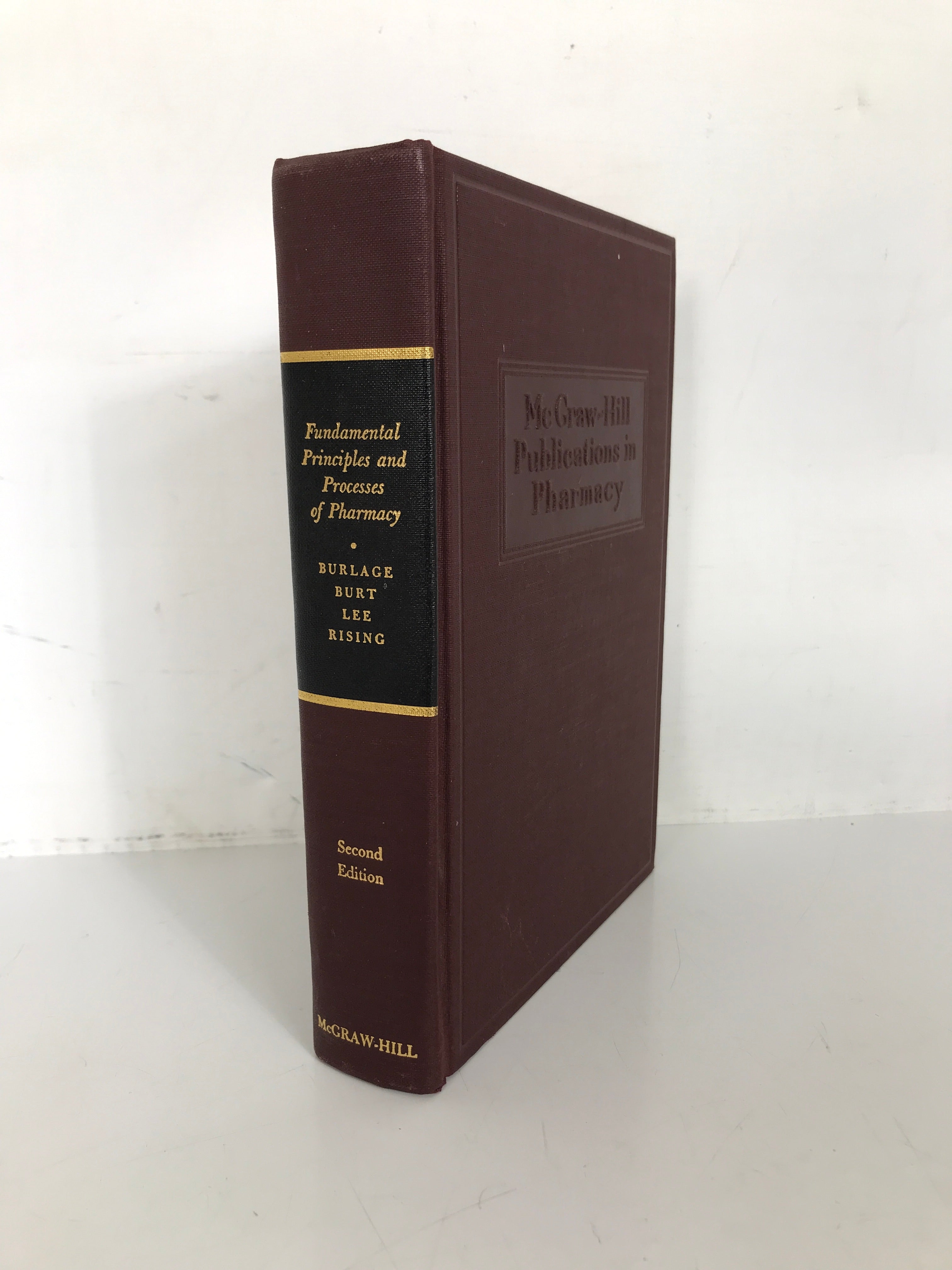 Fundamental Principles and Processes of Pharmacy (1949) 2nd Ed HC McGraw-Hill