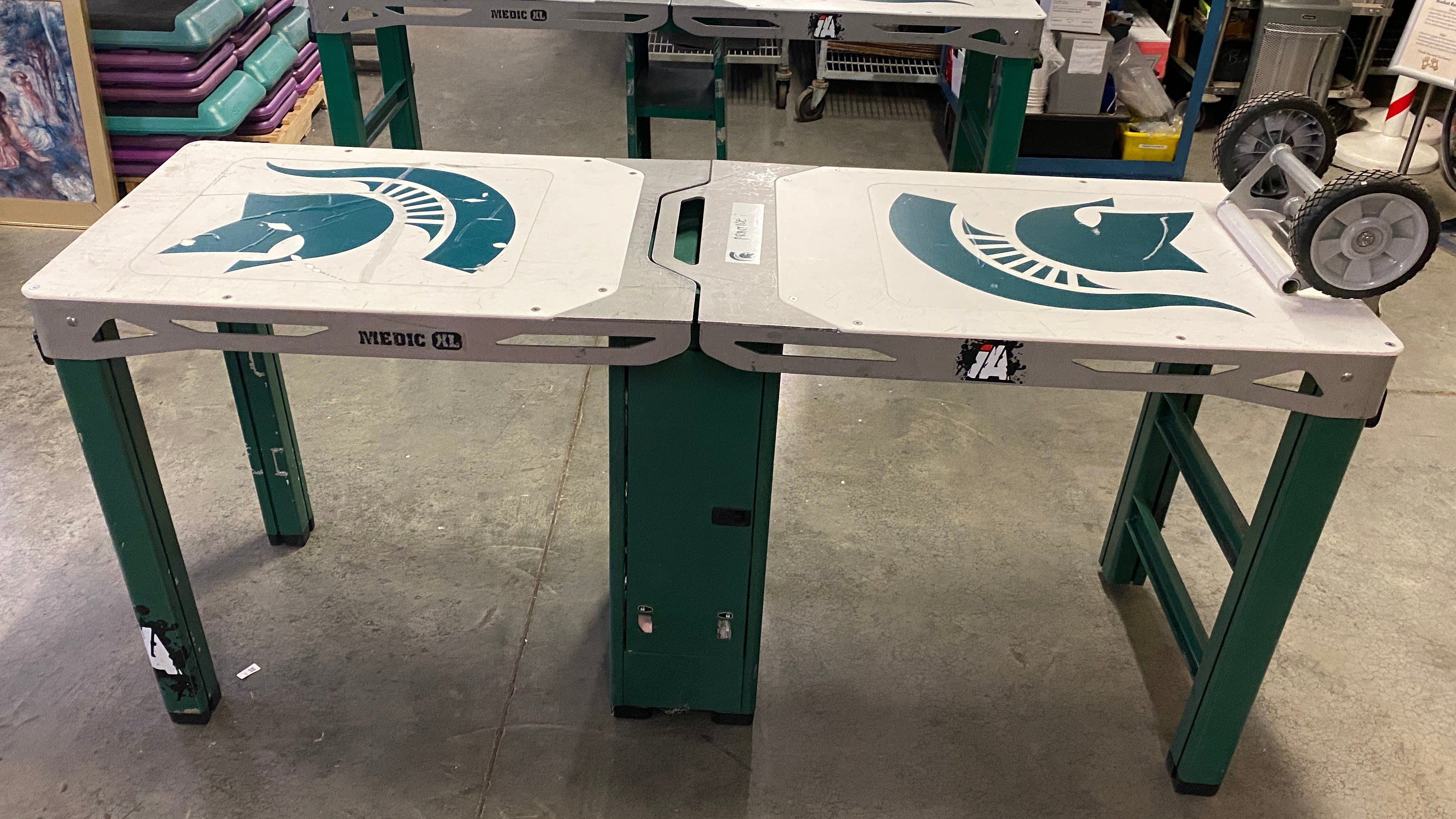 IA Medic XL #MT1000 Folding Rolling Table #1