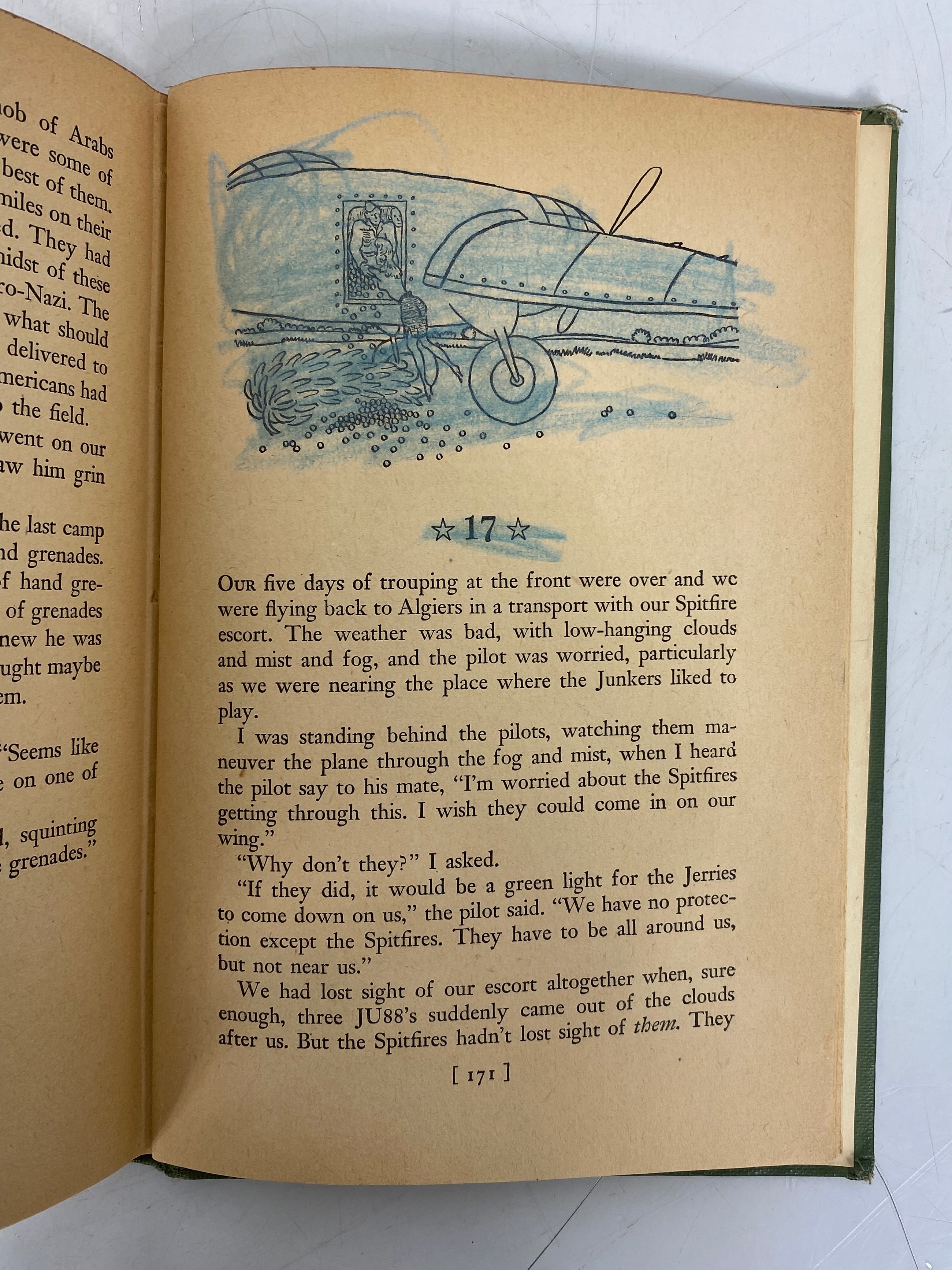 Four Jills in a Jeep by Carole Landis 1945 3rd Printing Vintage HC