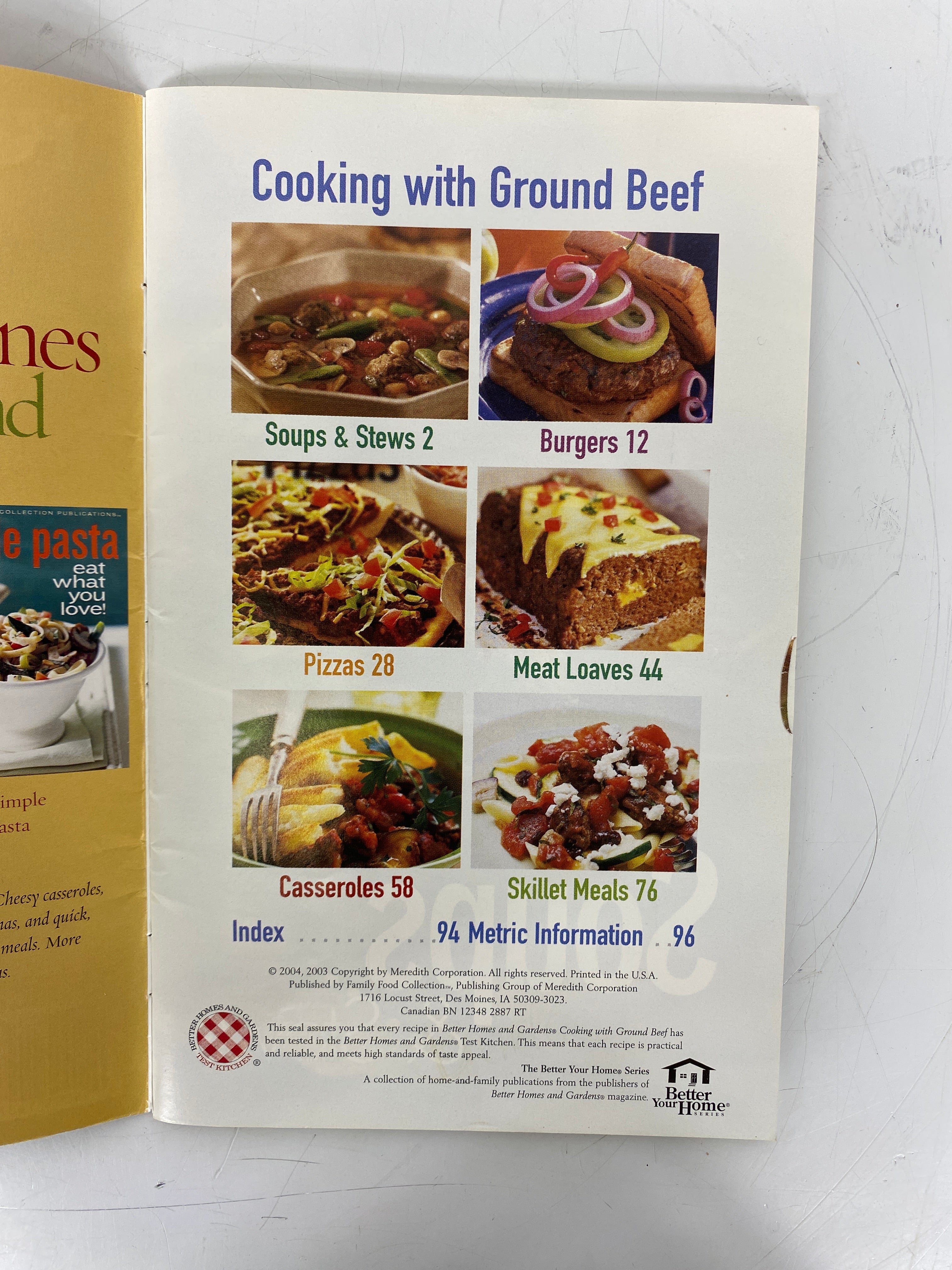 Lot of Better Homes & Gardens Recipe Books incl Cookies/Barbeque/Ground Beef SC