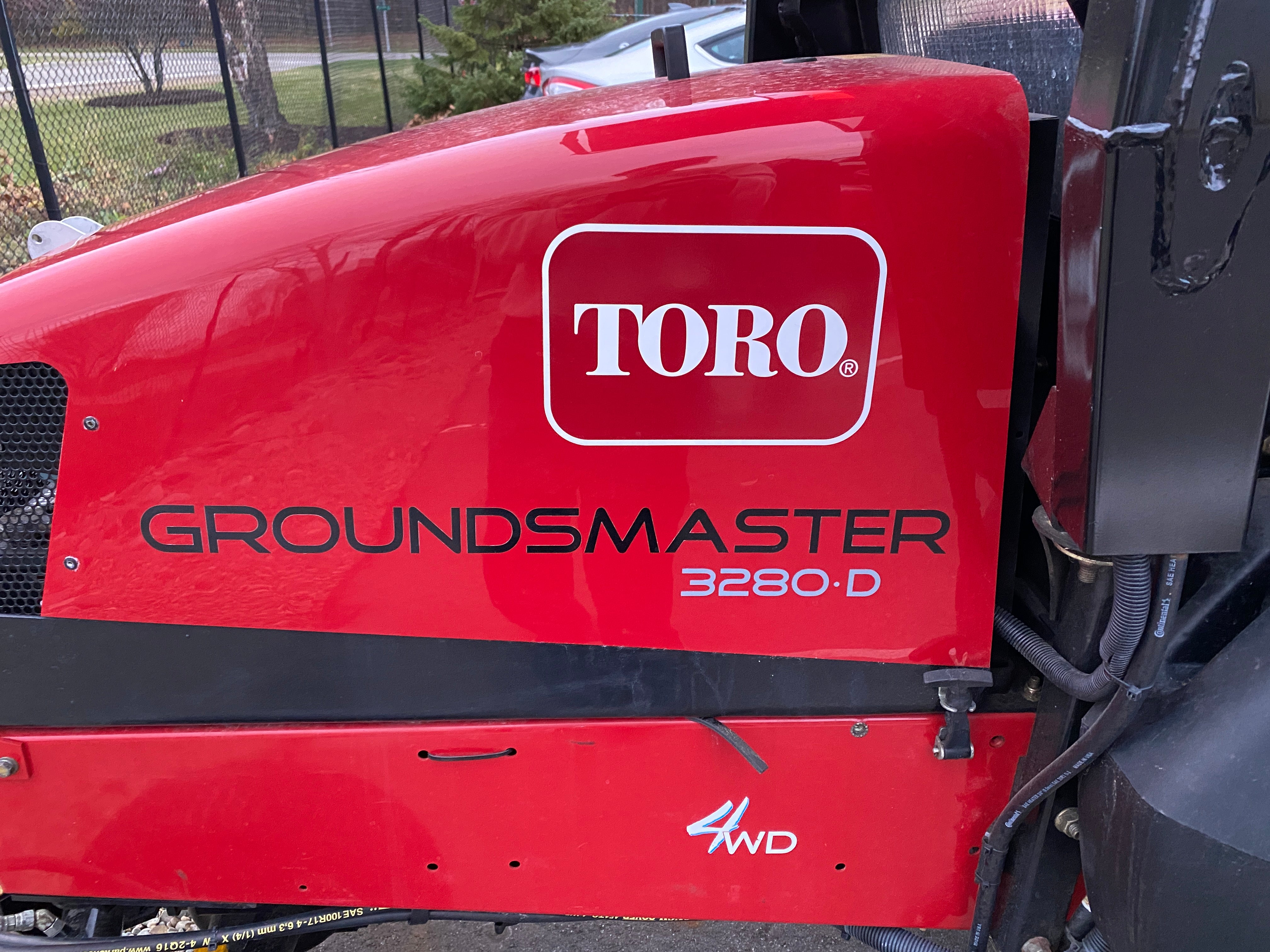 2016 Toro Groundsmaster 3280-D 4WD Traction Unit With Cab and 5' Blade