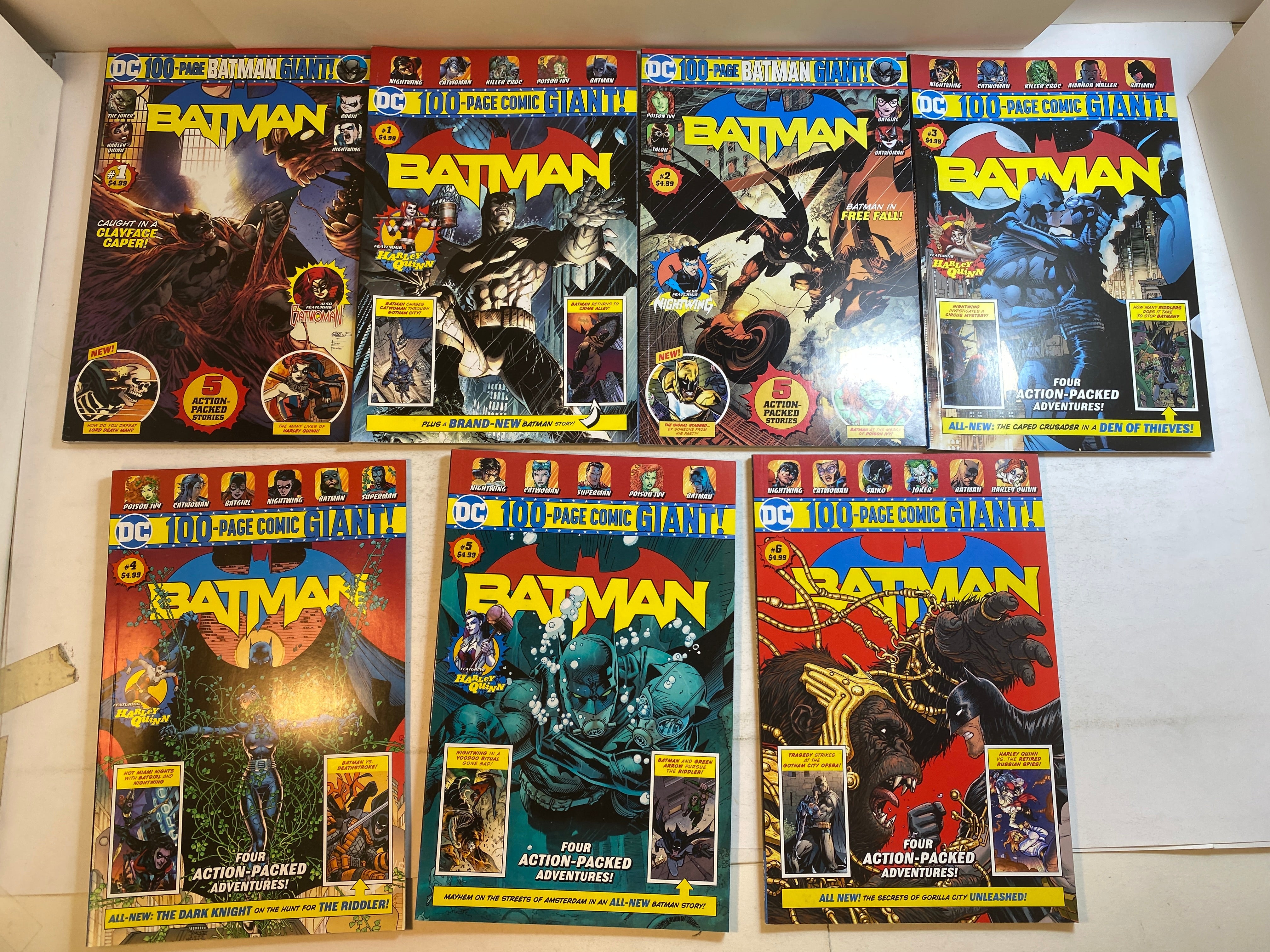 Lot of 15 Batman Giant Comics DC 2018-2020