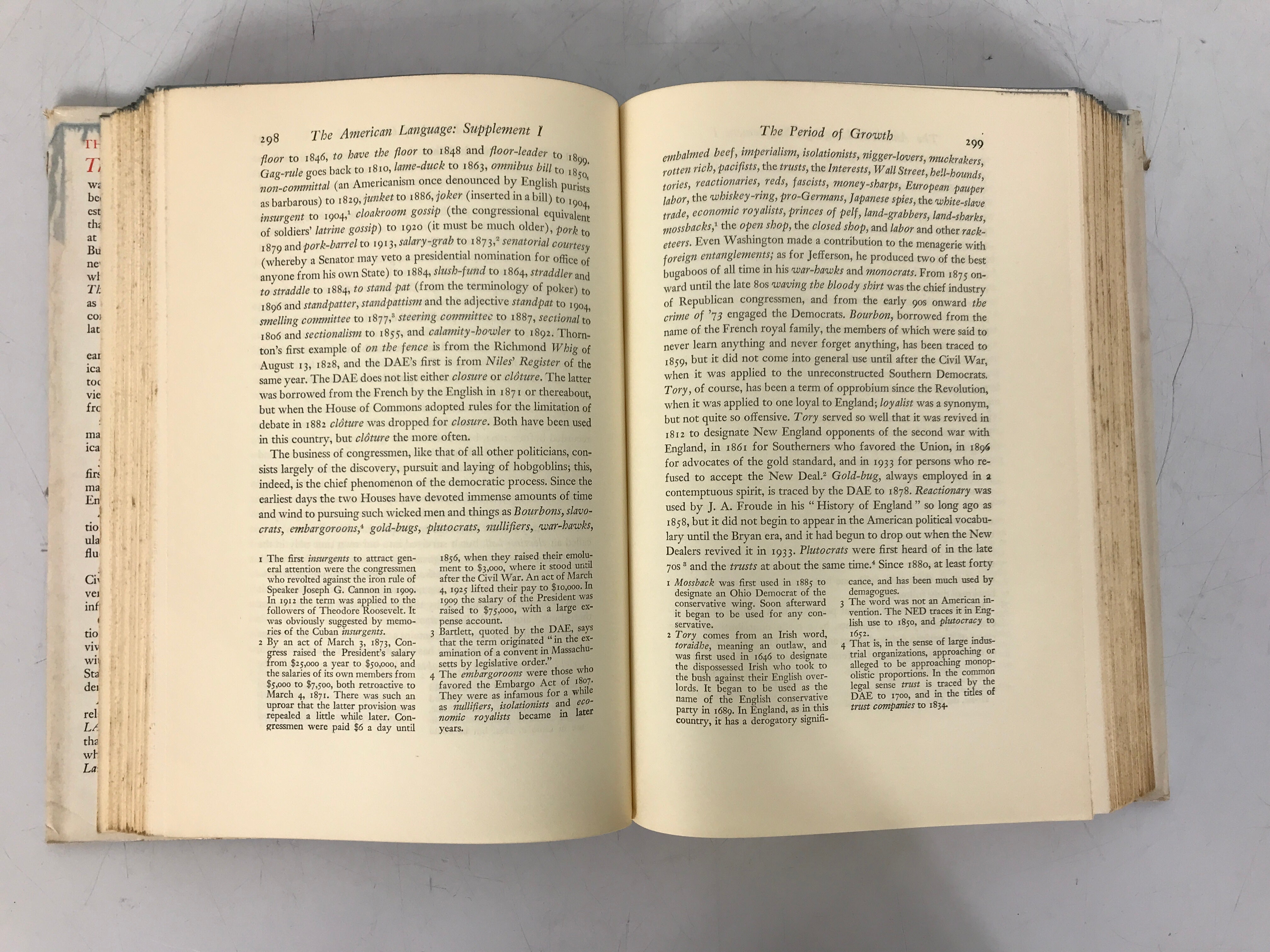 The American Language by shops H.L. Mencken 3-Volume Set HCDJ