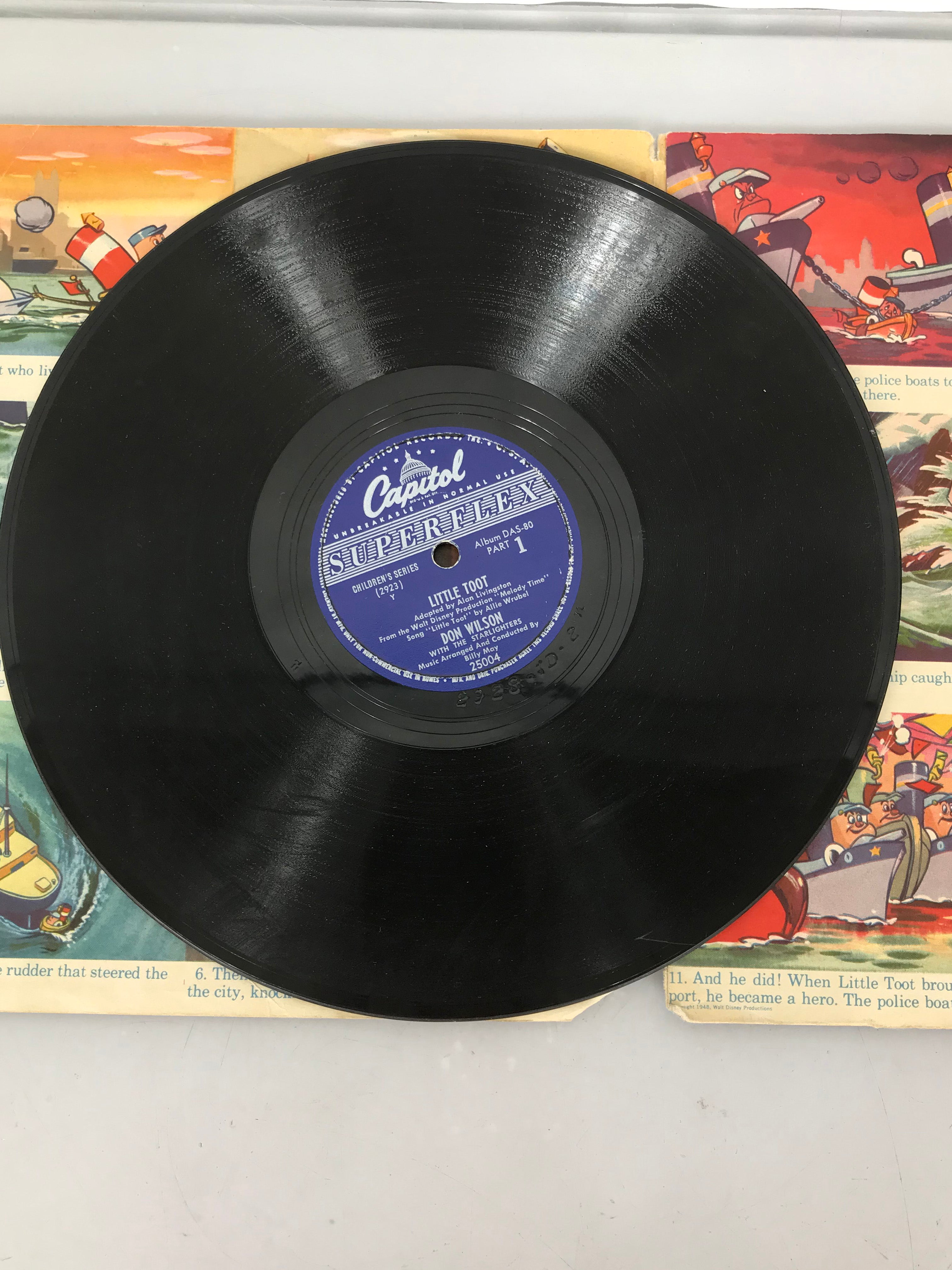 Little Toot Capitol 10" 78 RPM by Don Wilson