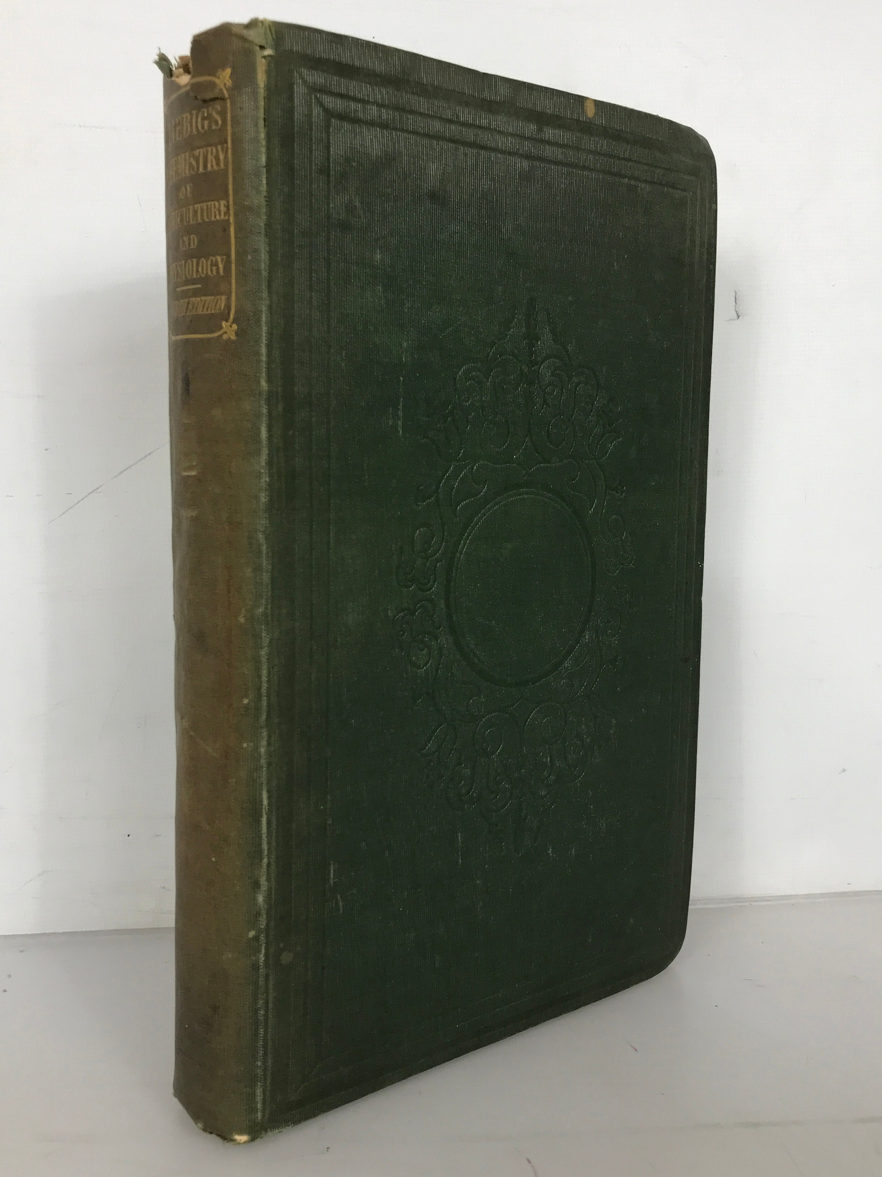 Chemistry in its Applications to Agriculture and Physiology by Justus Liebig Fourth Edition 1847 HC Antique