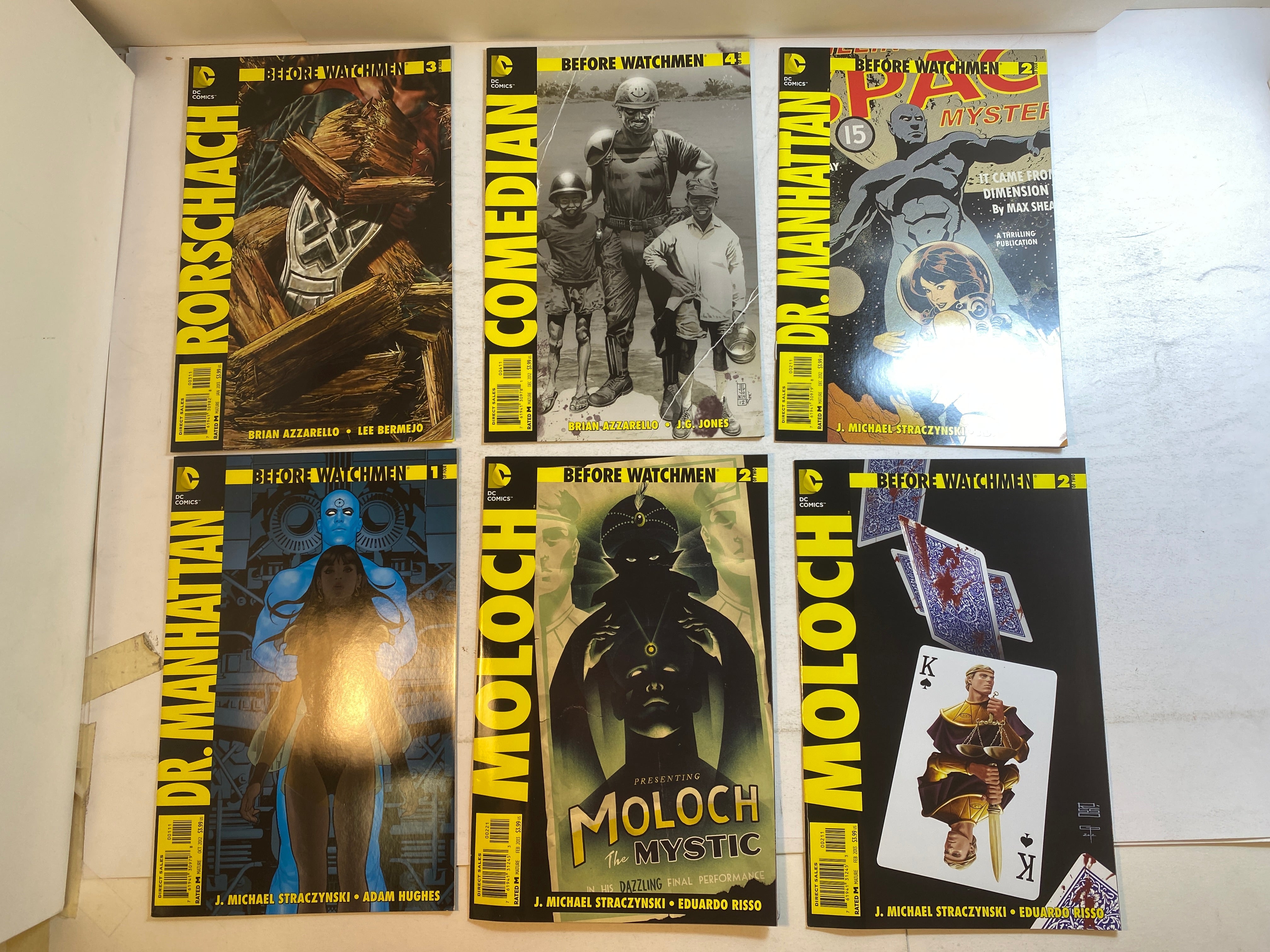 Lot of 12 Before Watchmen Comics DC 2012-2013
