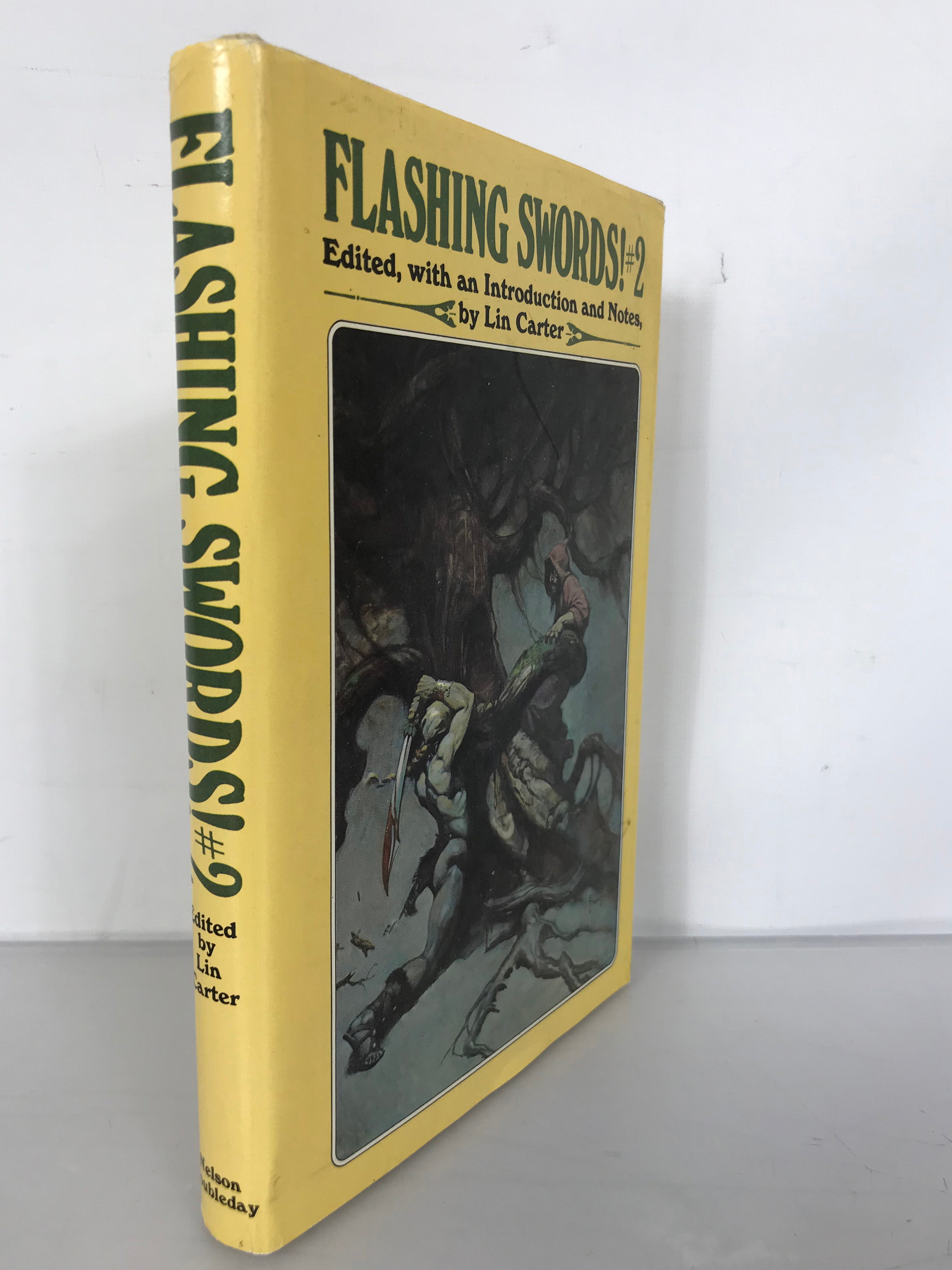 Flashing Swords #2 Edited by Lin Carter Book Club Edition 1973 HC DJ