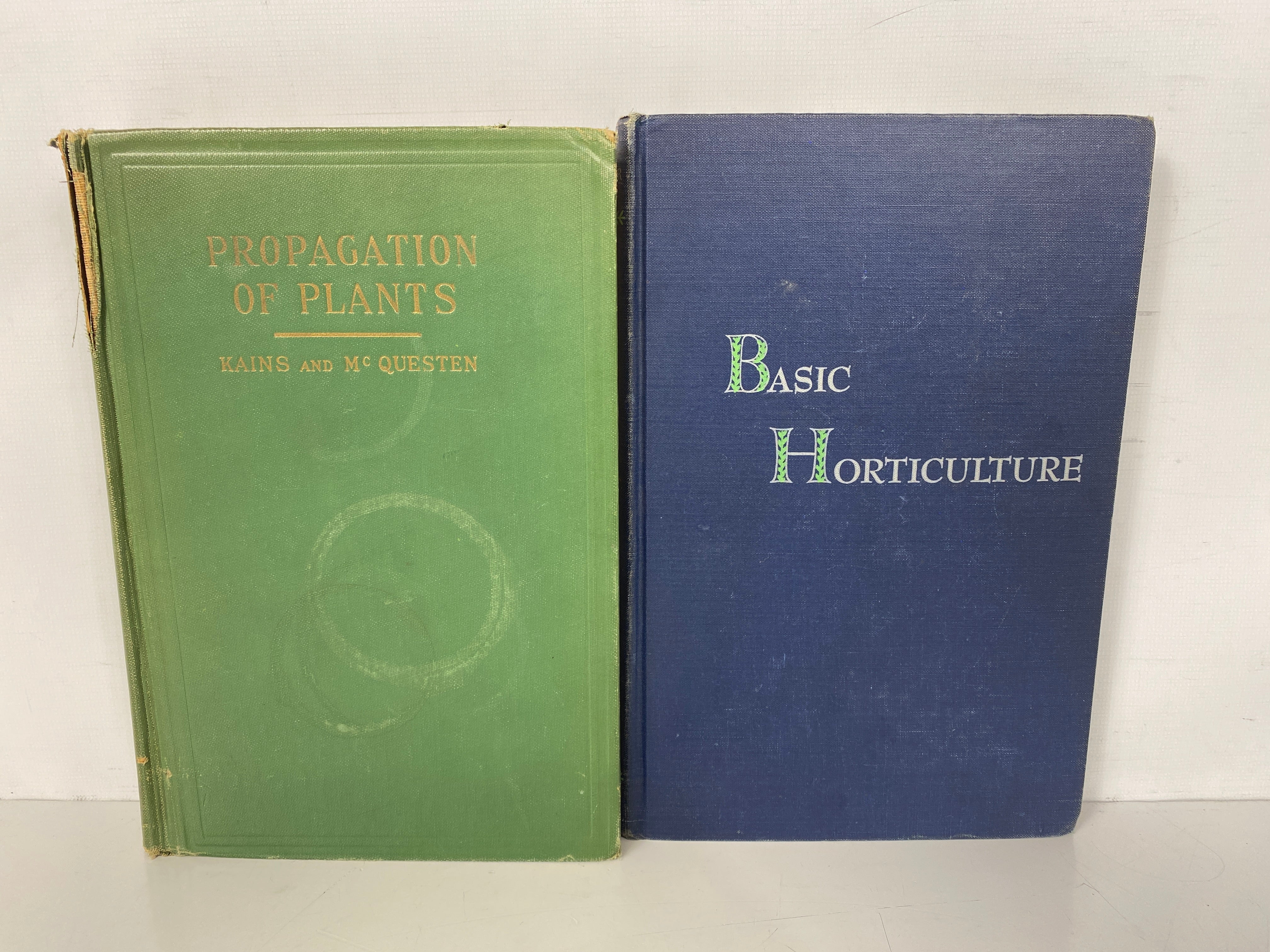 2 Volumes: Propagation of Plants (1942)/Basic Horticulture (1951) Vintage HC