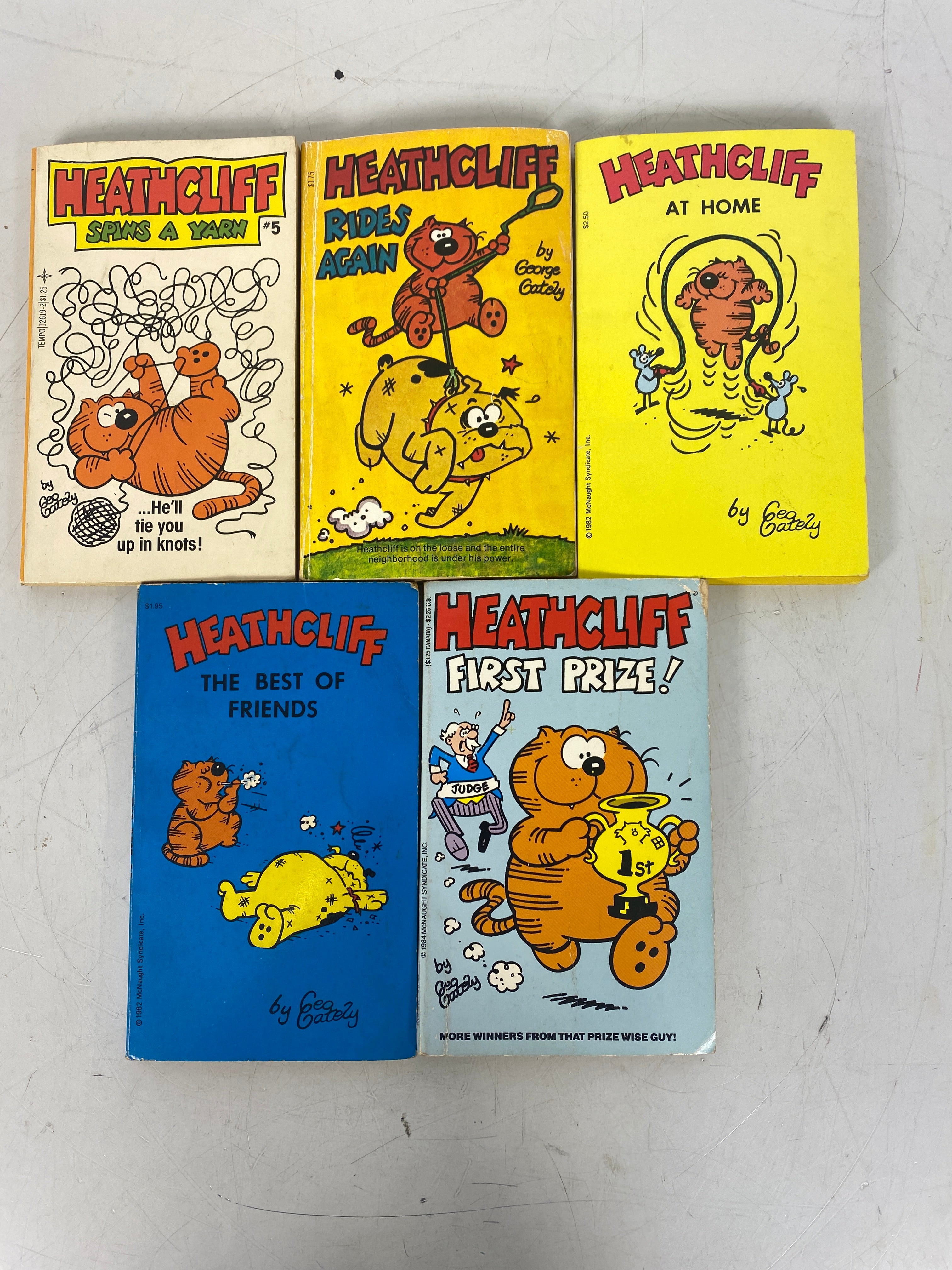 Lot of 5 Heathcliff Paperback Books George Gately SC