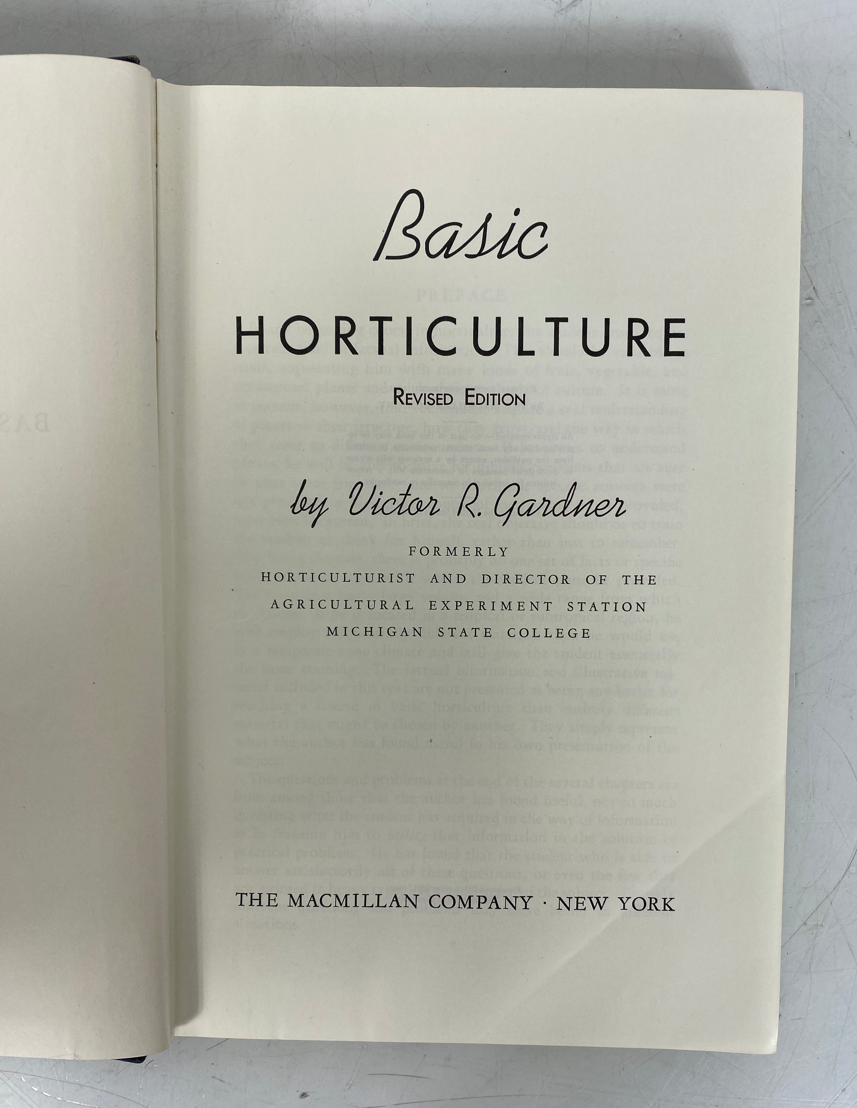 2 Volumes: Propagation of Plants (1942)/Basic Horticulture (1951) Vintage HC