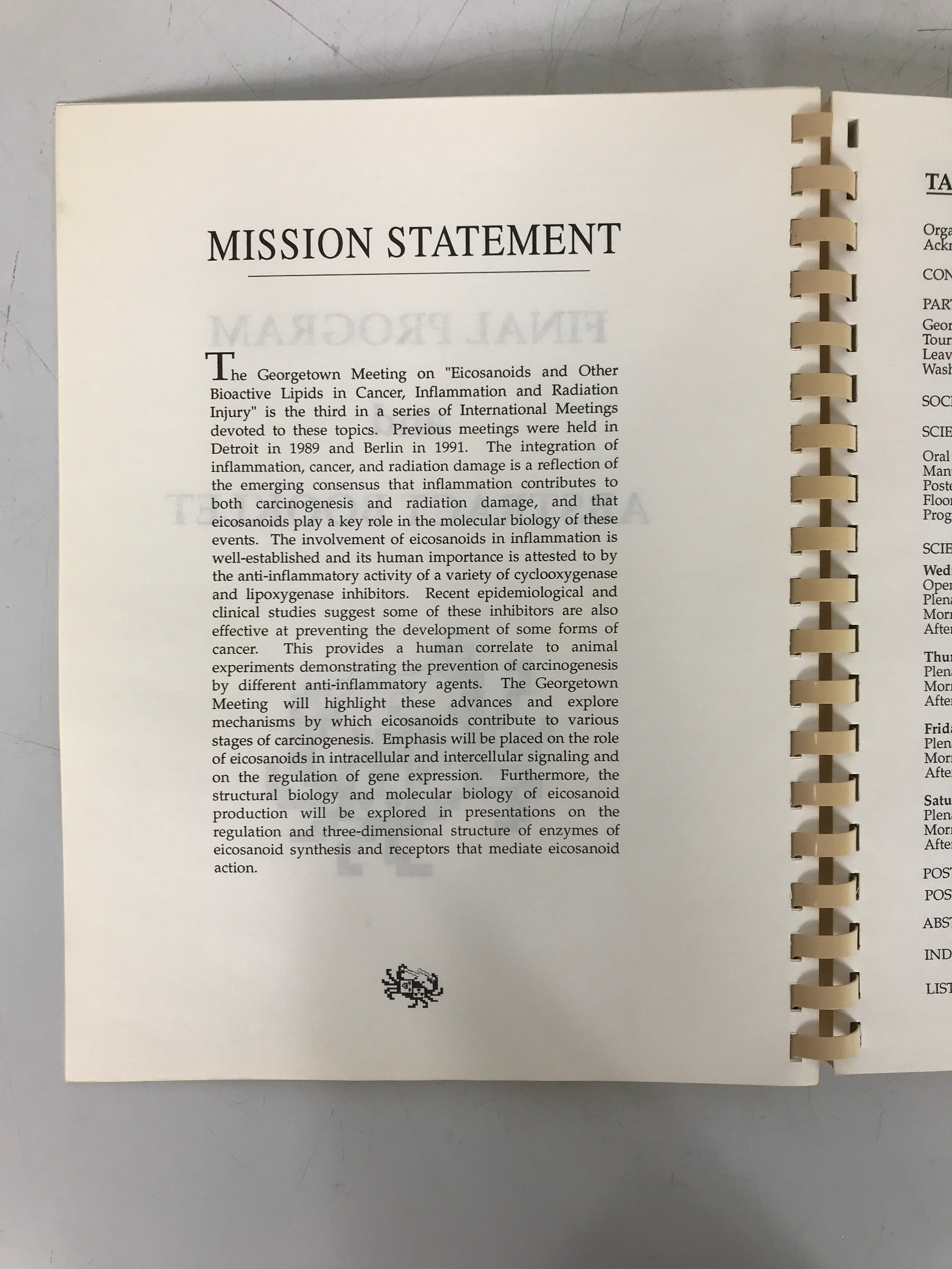 Eicosanoids & Other Bioactive Lipids 1993 3rd International Conference Spiral SC