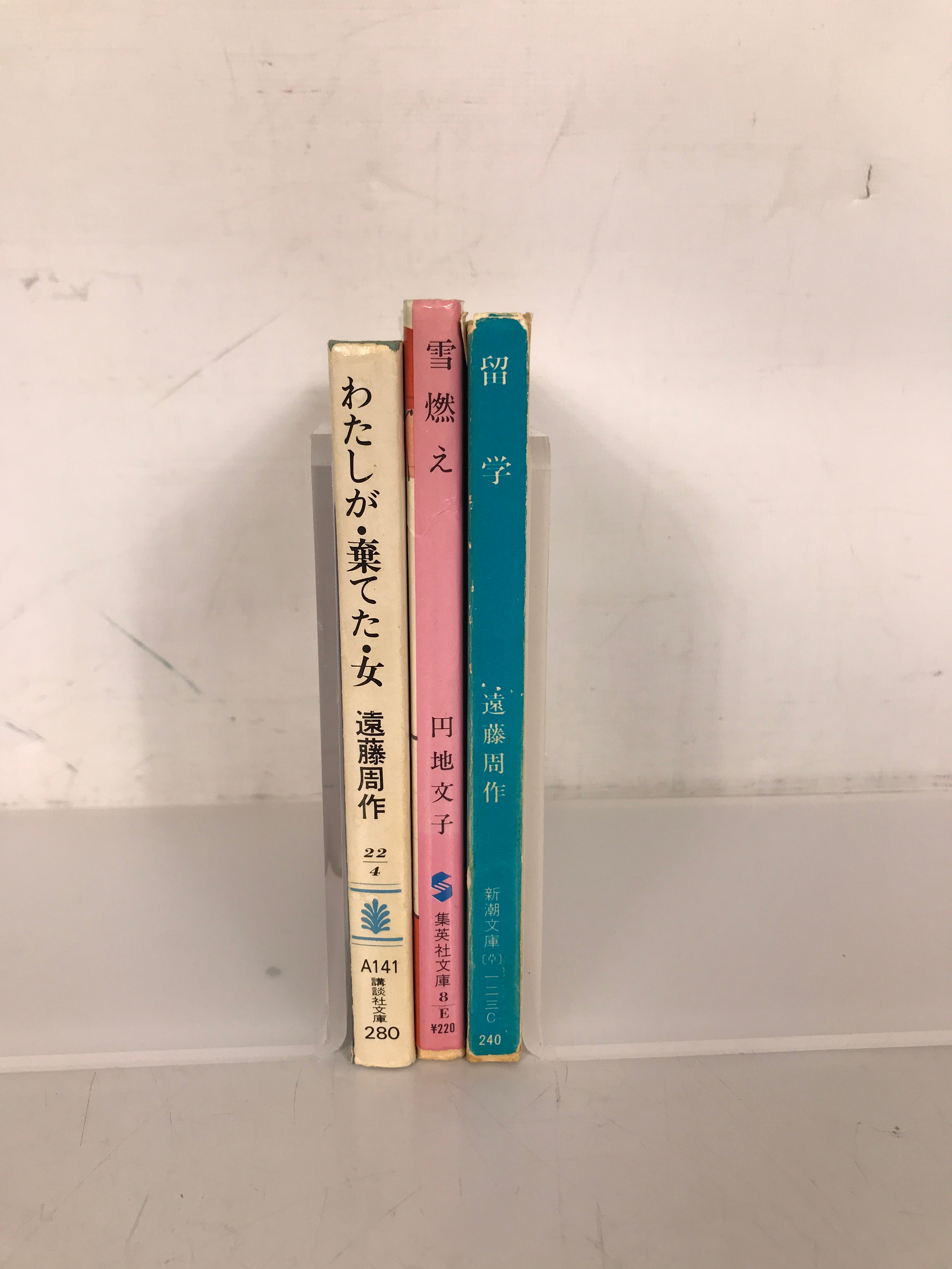 Lot of 3 Japanese Romance Novels by Fumiko Enchi and Shusaku Endo SC