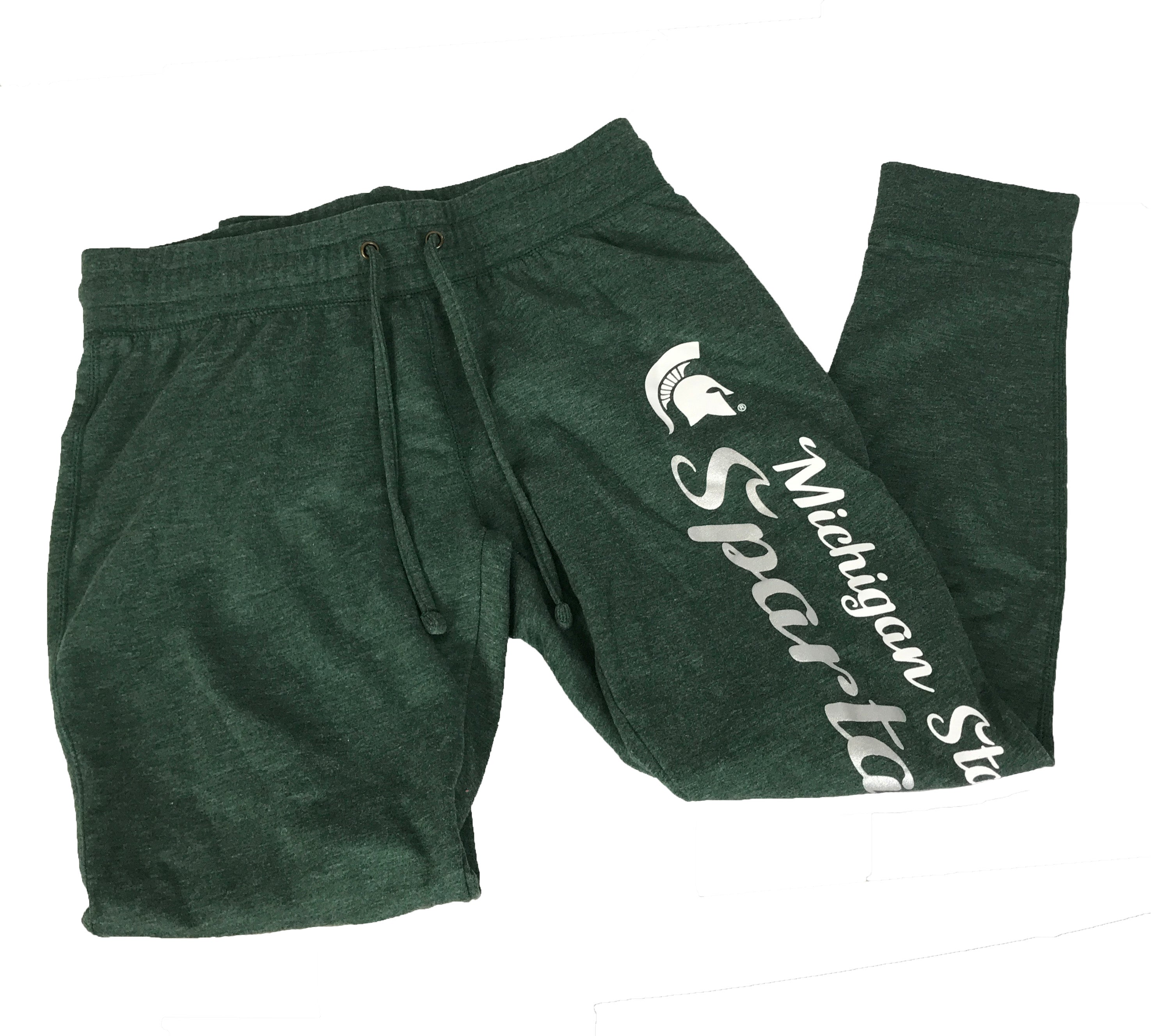 MSU Green Drawstring Sweatpants Women's Size Medium