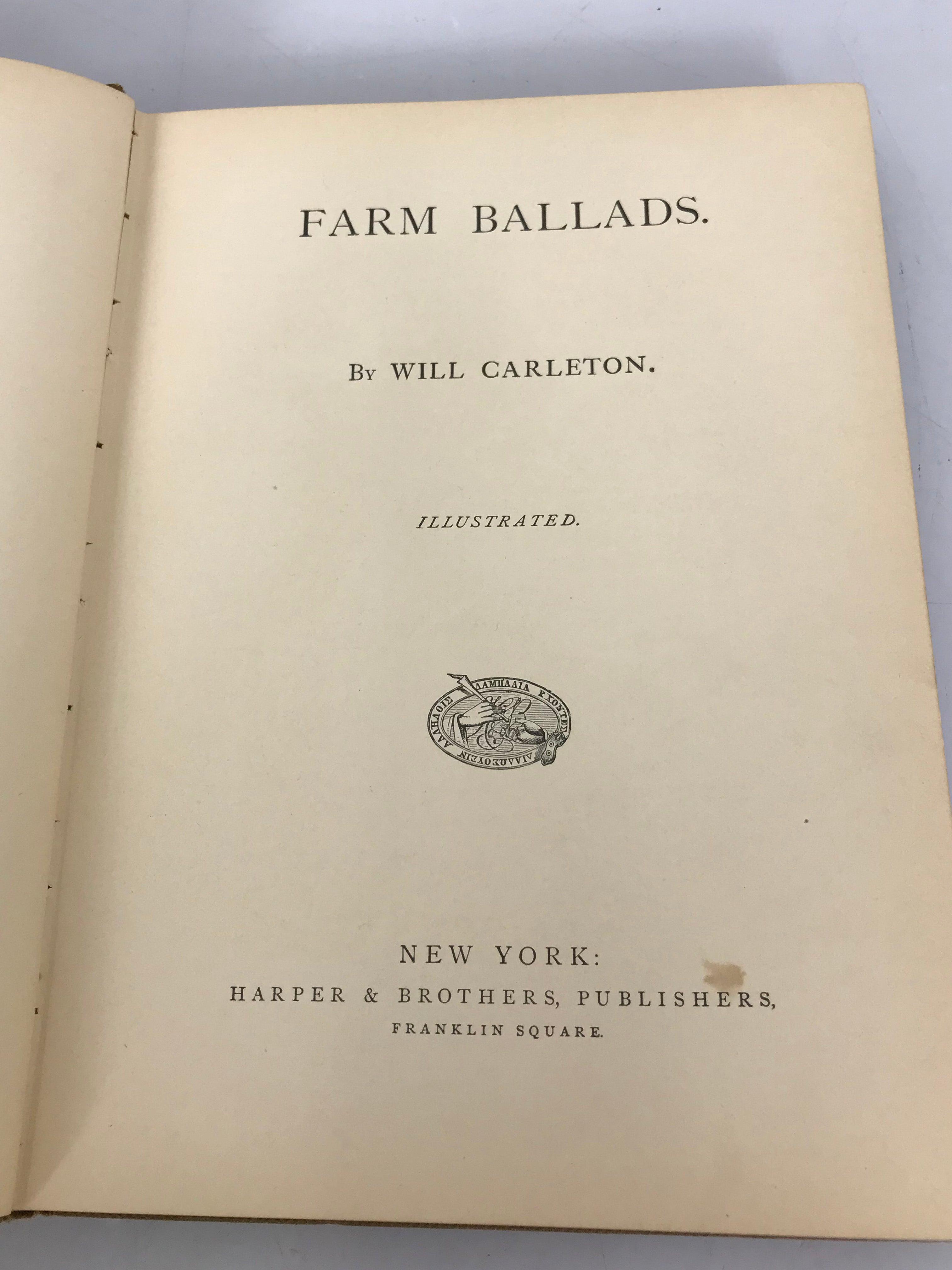 Farm Ballads by Will Carleton 1882