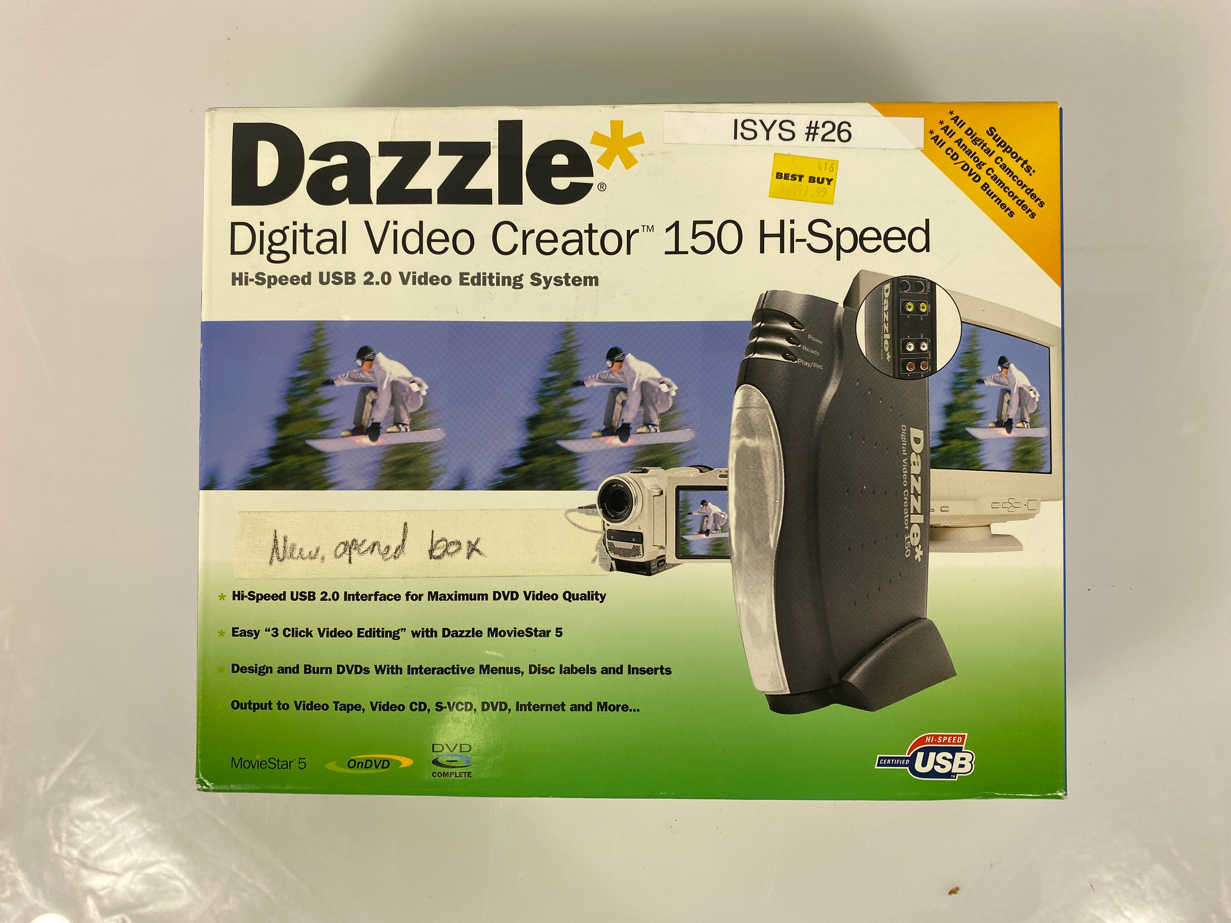 Dazzle Digital Video Creator 150 Hi-Speed USB 2.0 Video Editing System