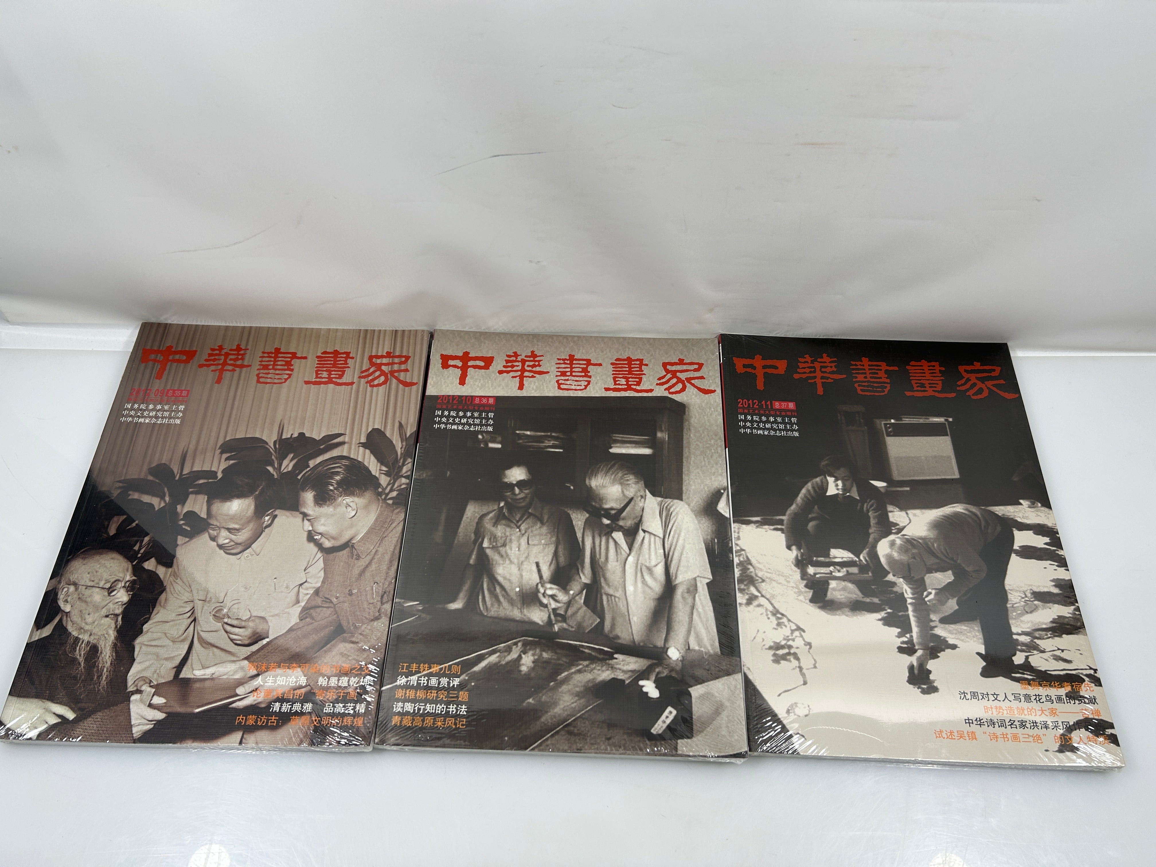 Set of 6 CHINESE Calligraphers & Painters Magazines October 2010-November 2012