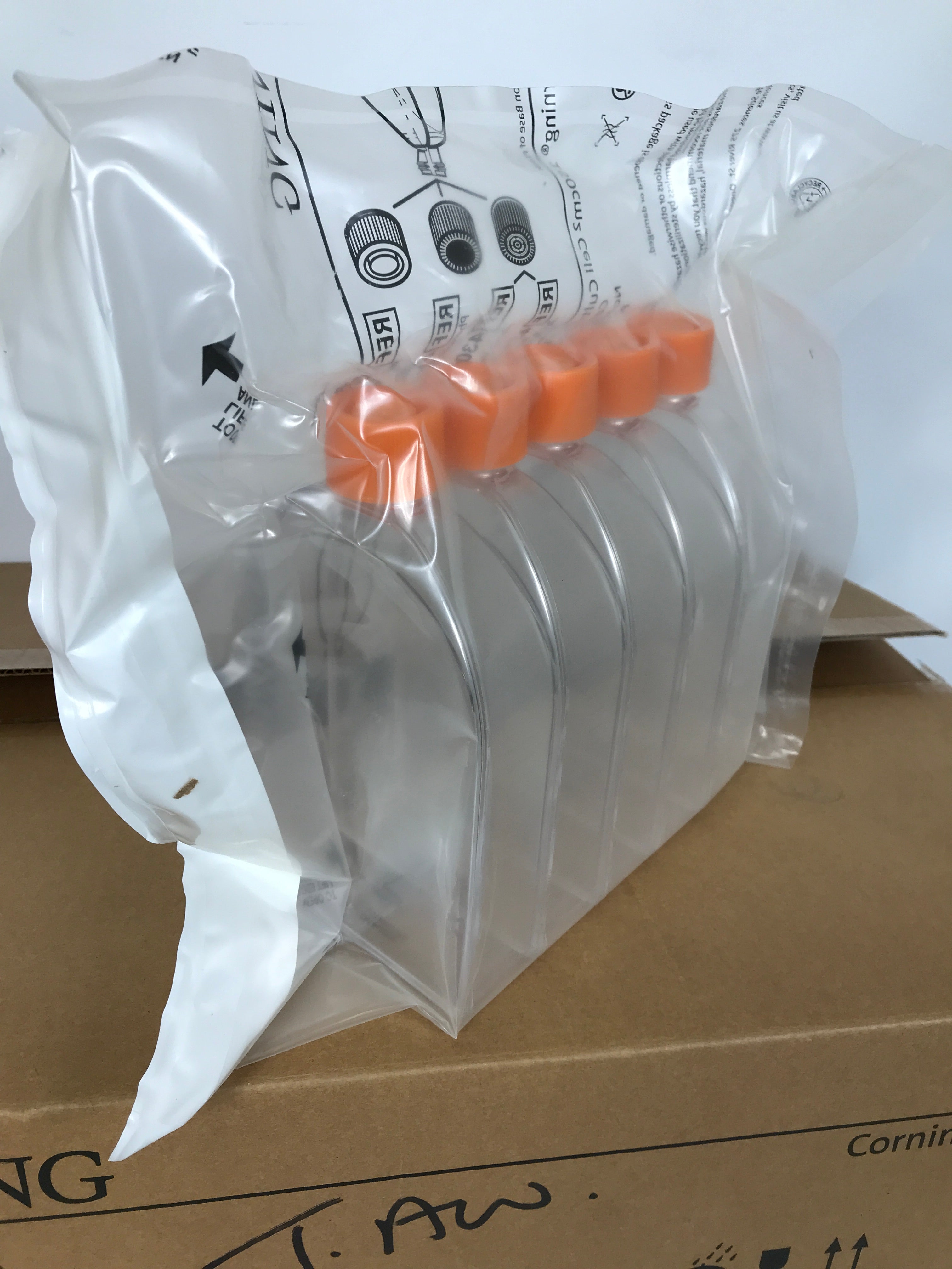 Case of 50 New Corning Cell Culture Treated Flasks 150cm 430823