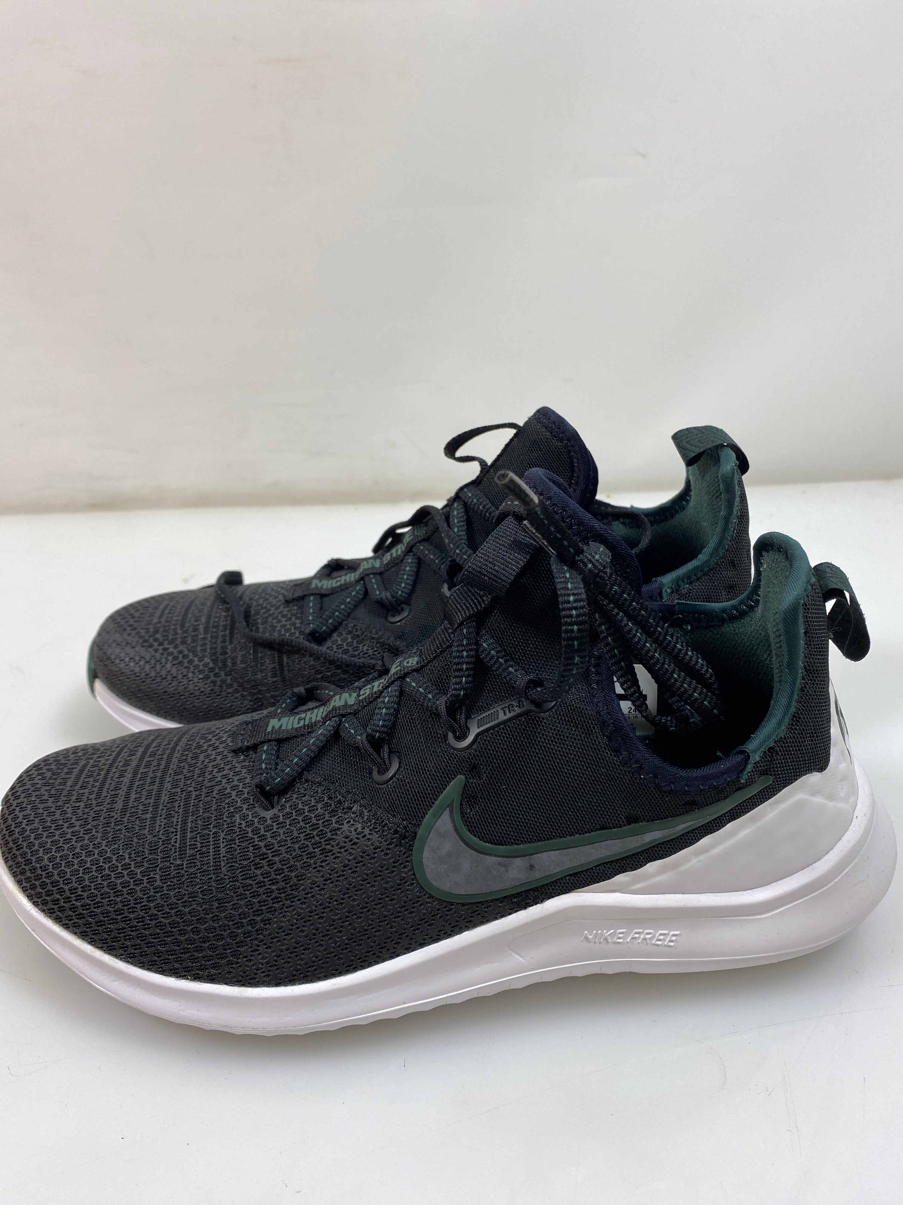 Nike Black Free TR 8 Michigan ST Shoes Women's Size 6