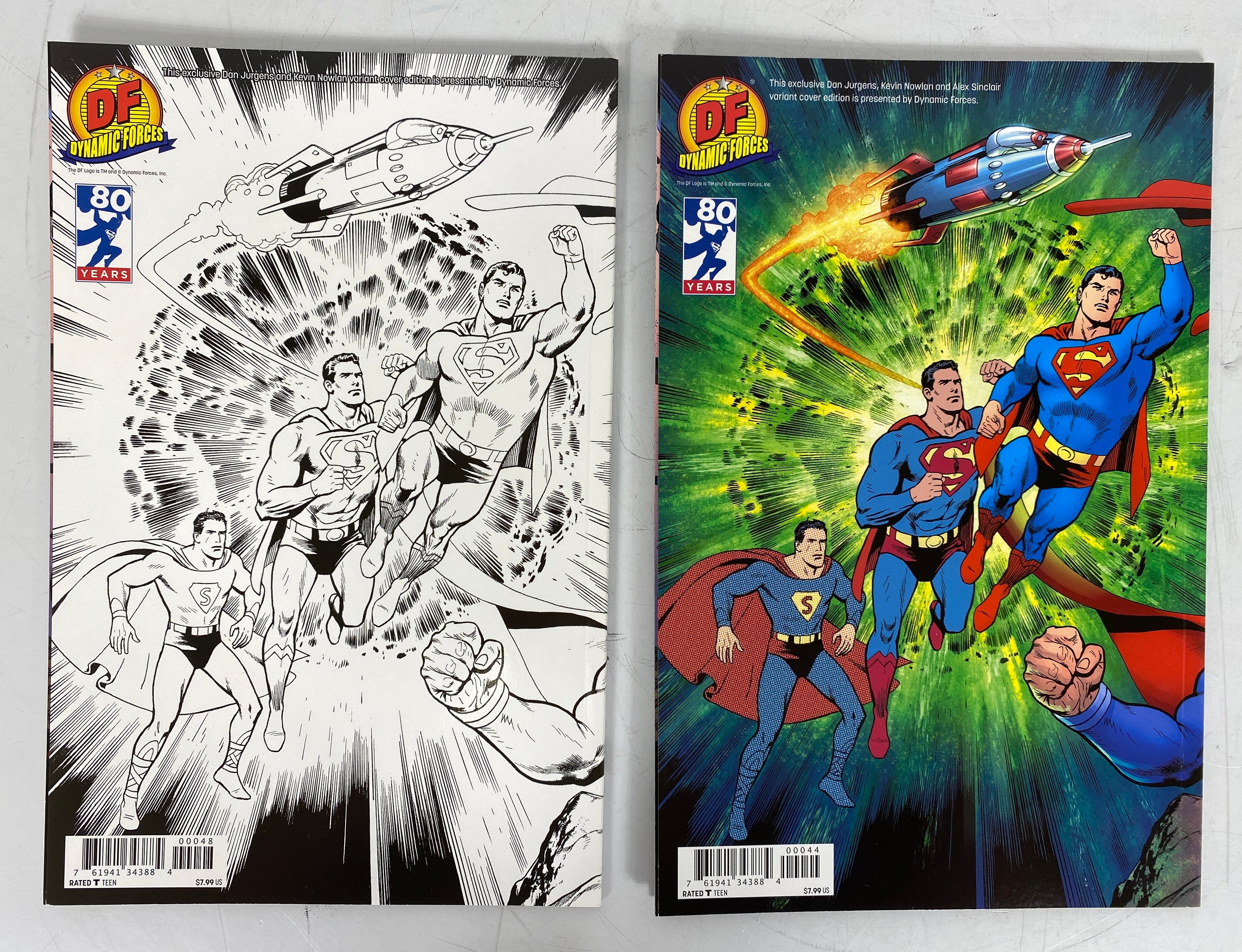 Lot of 2 Action Comics #1000 Dan Jurgens Dynamic Forces Variant Covers