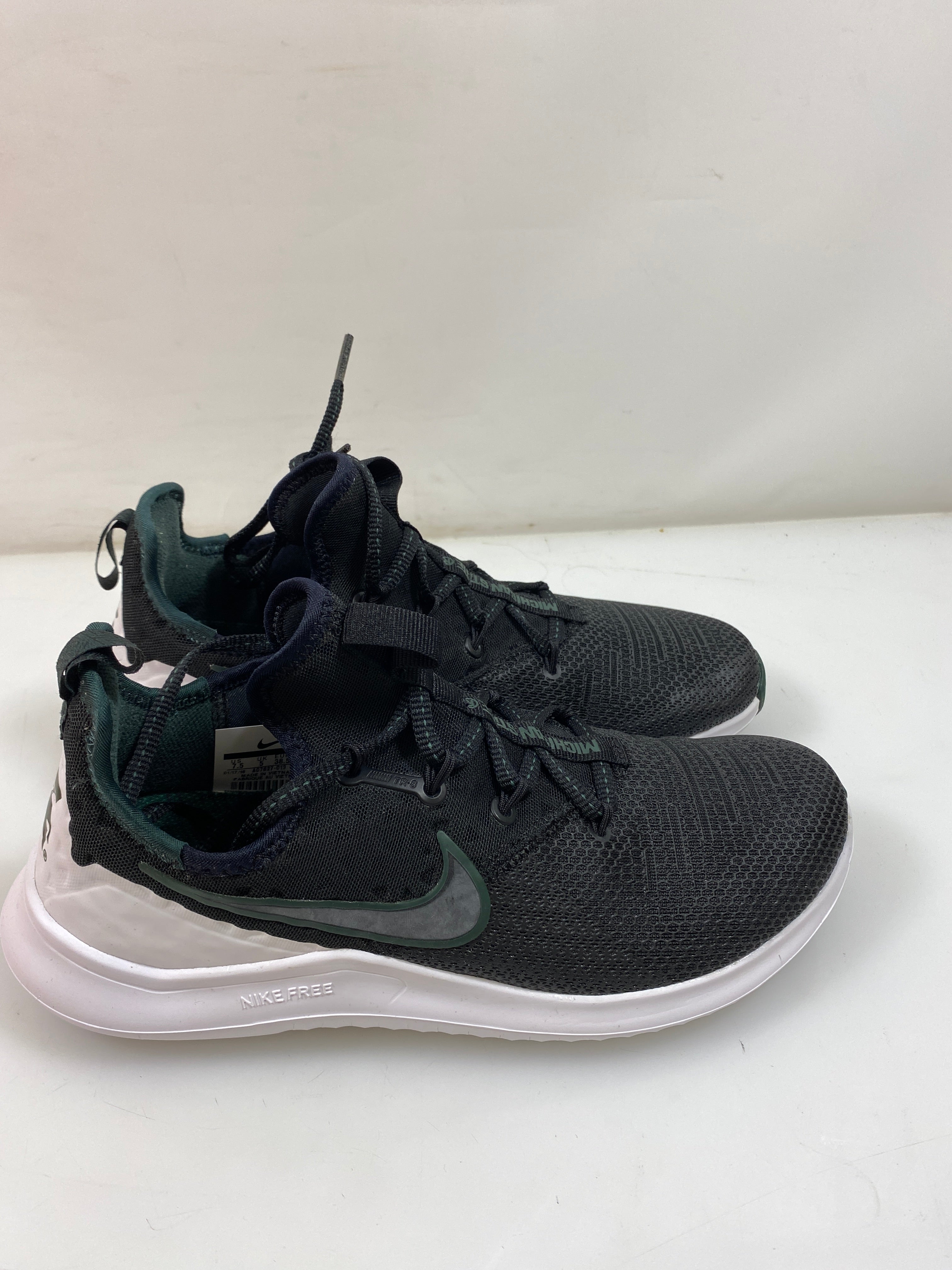 Nike Black Free TR 8 Michigan ST Shoes Women's Size 6