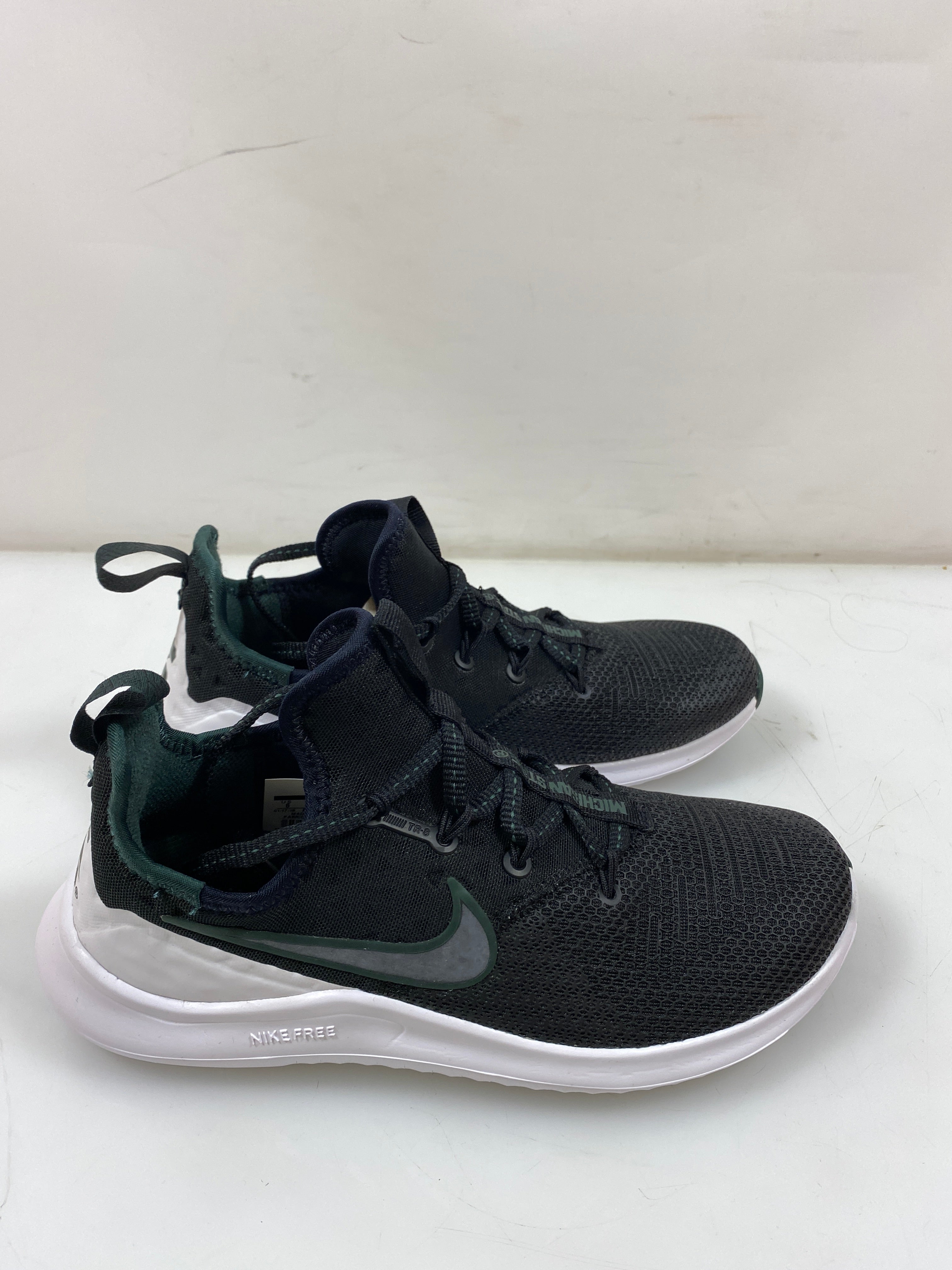 Nike Black Free TR 8 Michigan ST Shoes Women's Size 7.5