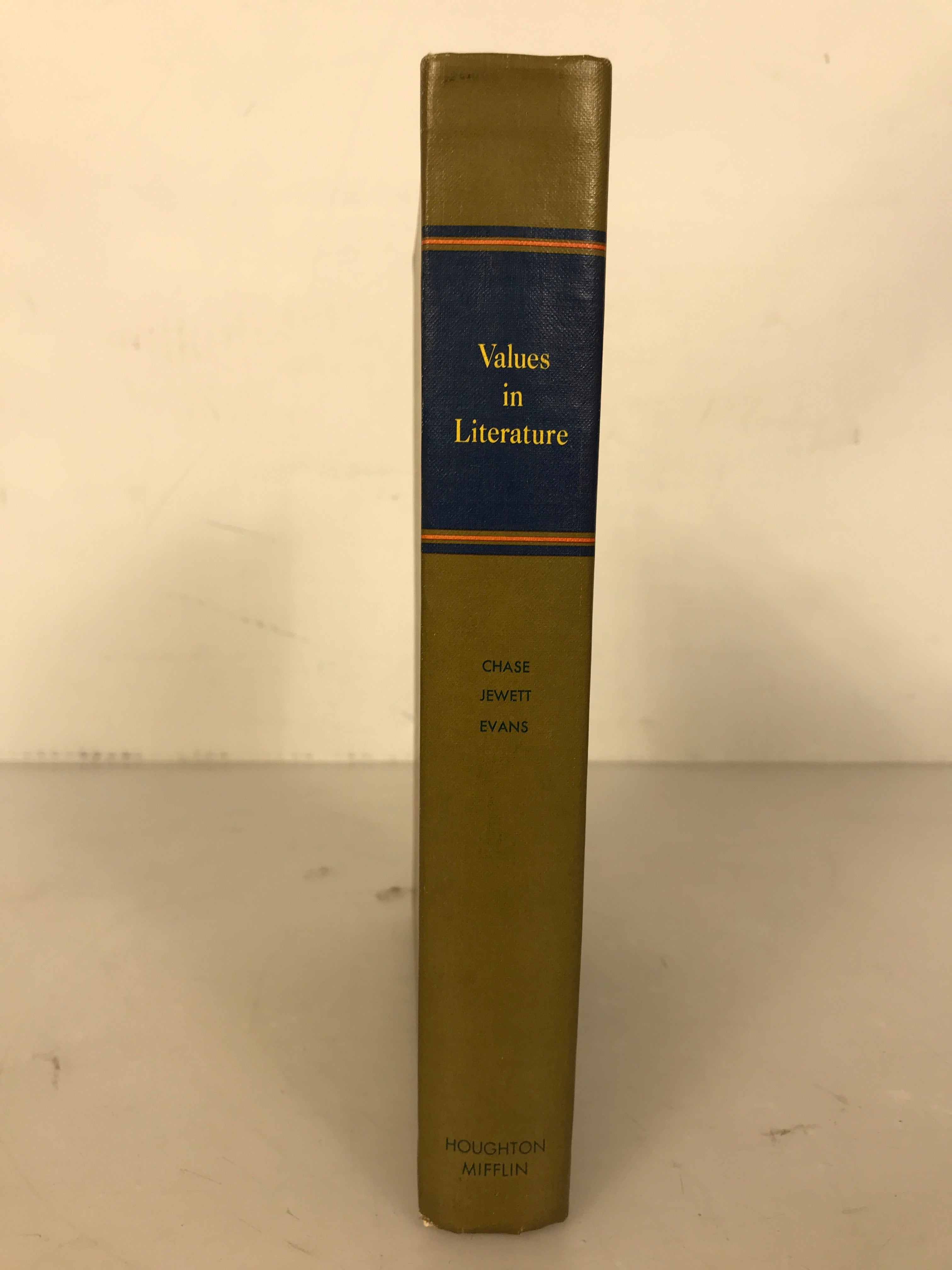 Values in Literature by Chase, Jewett, and Evans 1965 HC