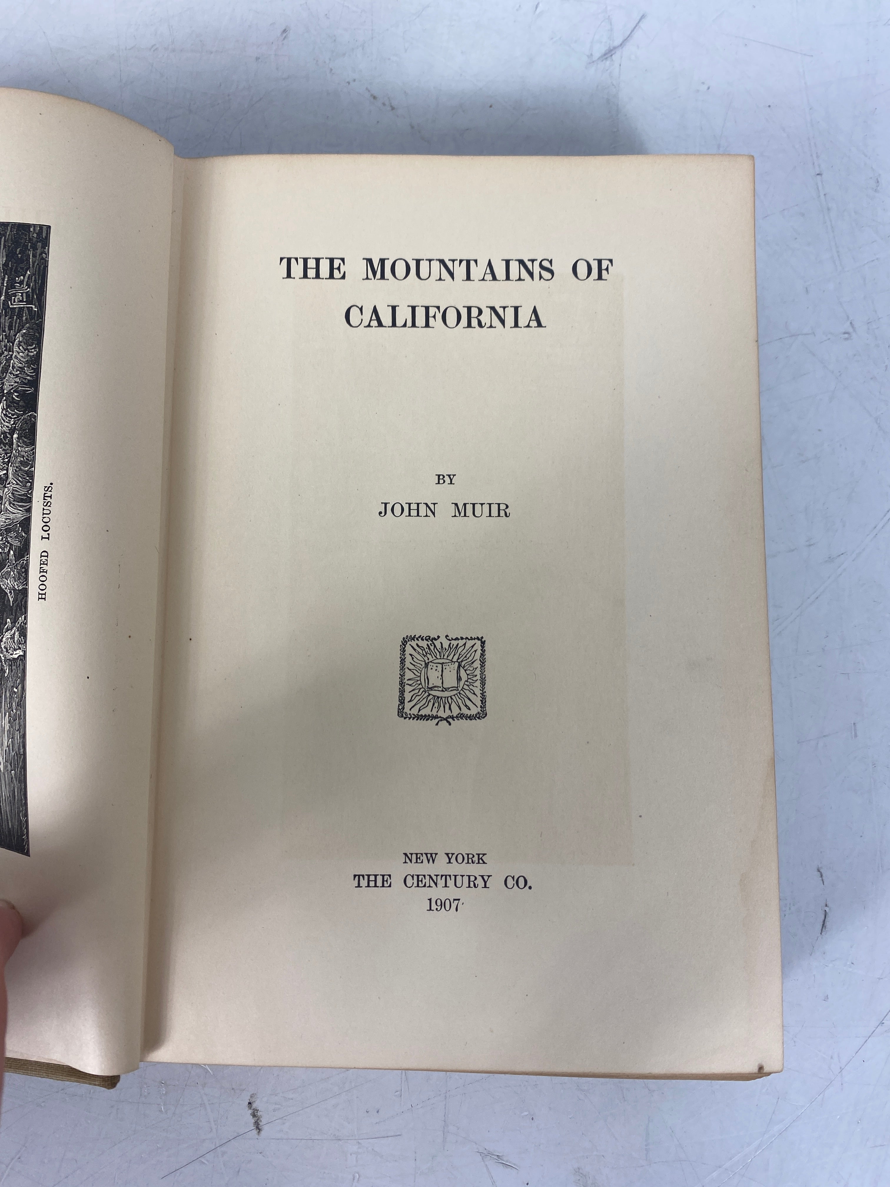 The Mountains of California by John Muir 1907 Antique Illustrated HC