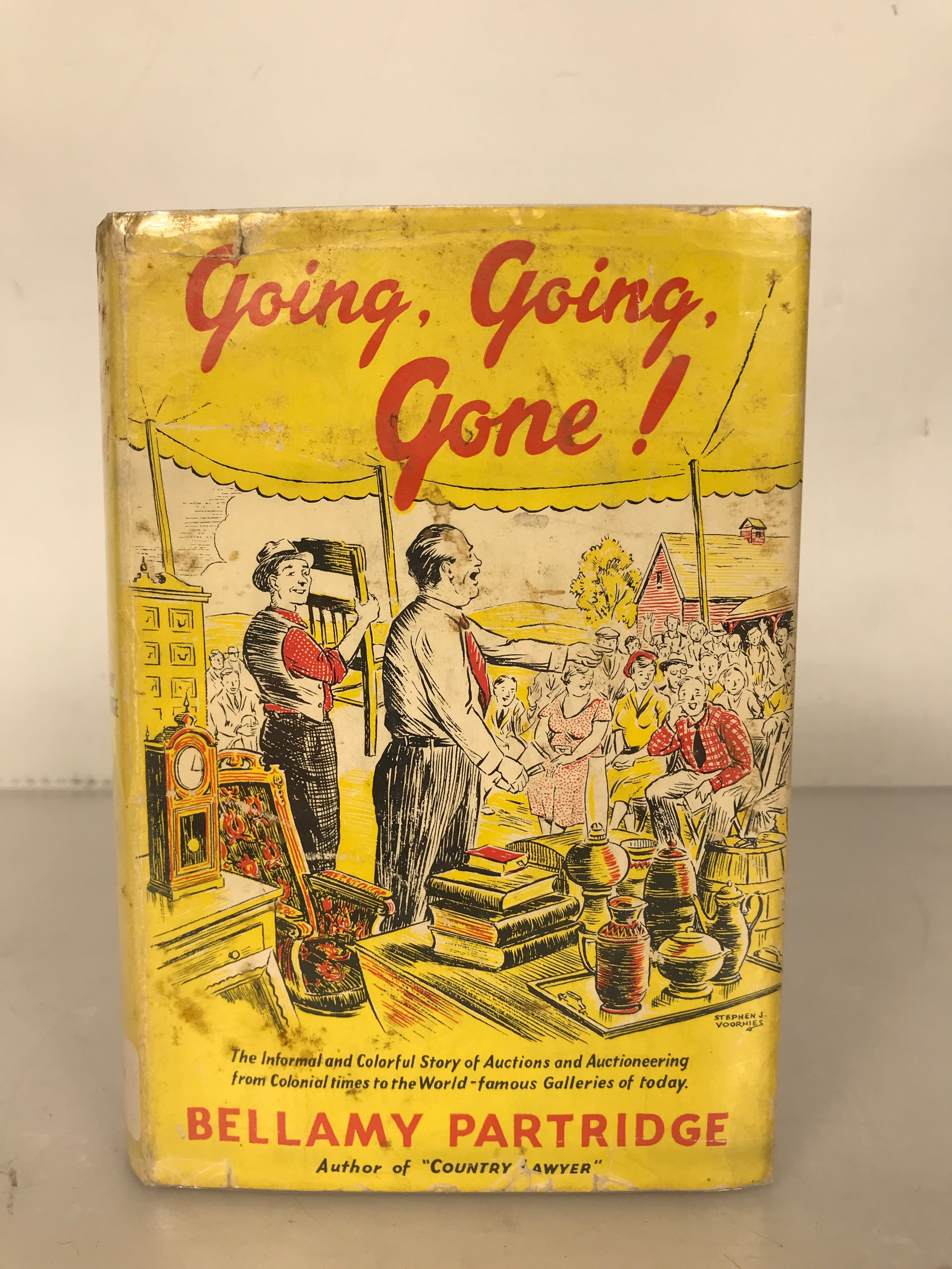 Going, Going, Gone! by Bellamy Partridge 1958 First Edition HC DJ Ex-Lib