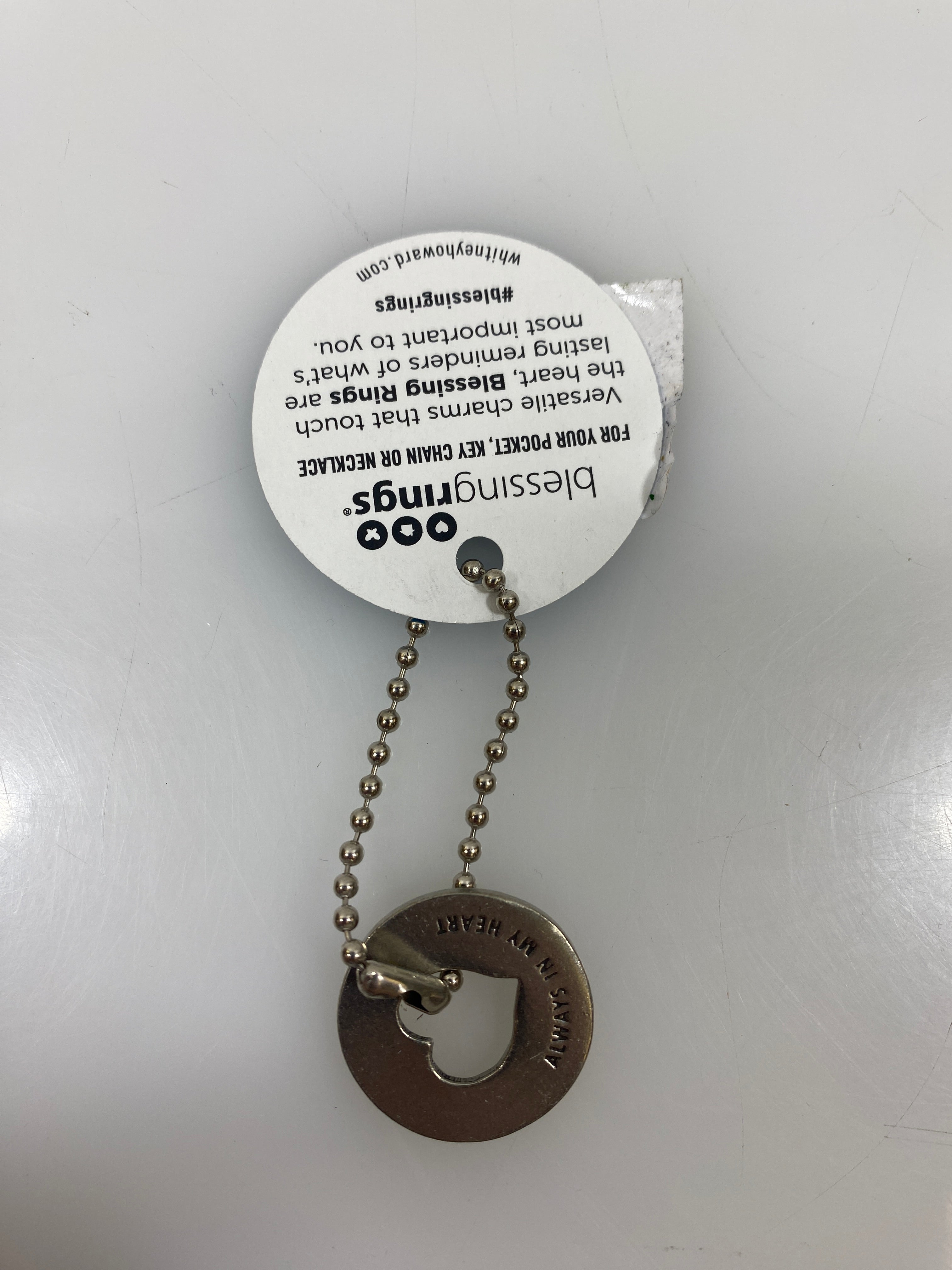 Whitney Howard Blessing Ring Love Keychain
