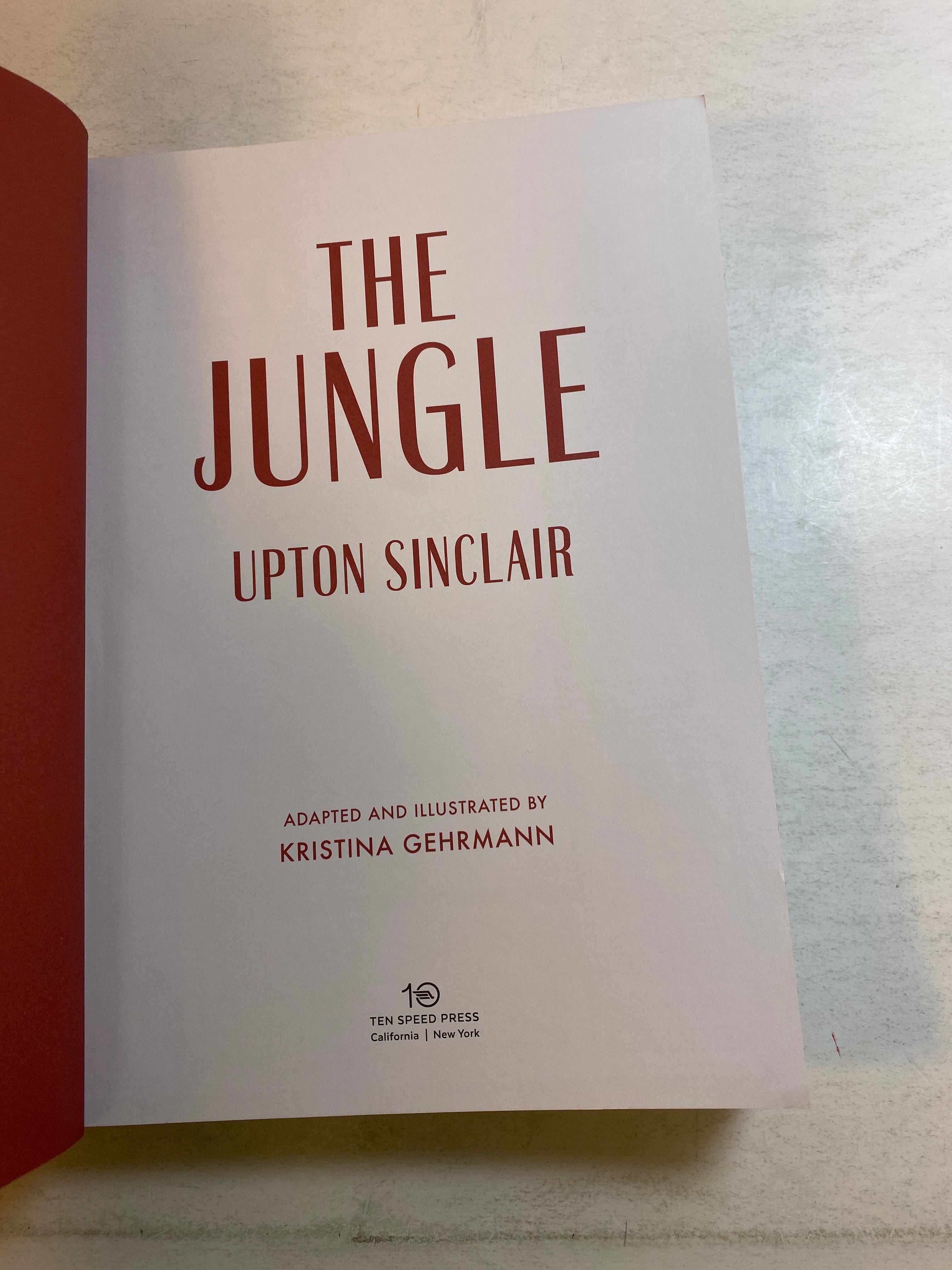 The Jungle Upton Sinclair Graphic Novel Adapted Gehrmann 2019