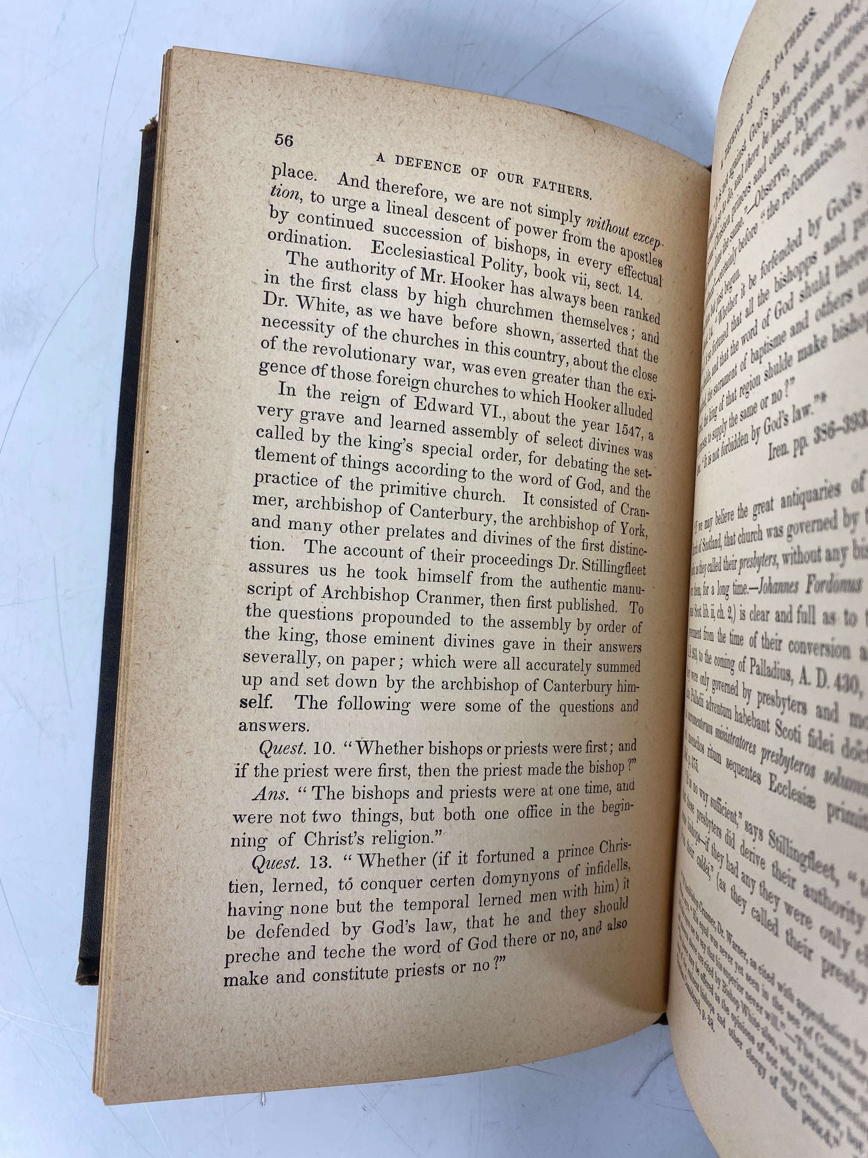A Defence of "Our Fathers" the Methodist Episcopal Church John Emory Antique HC